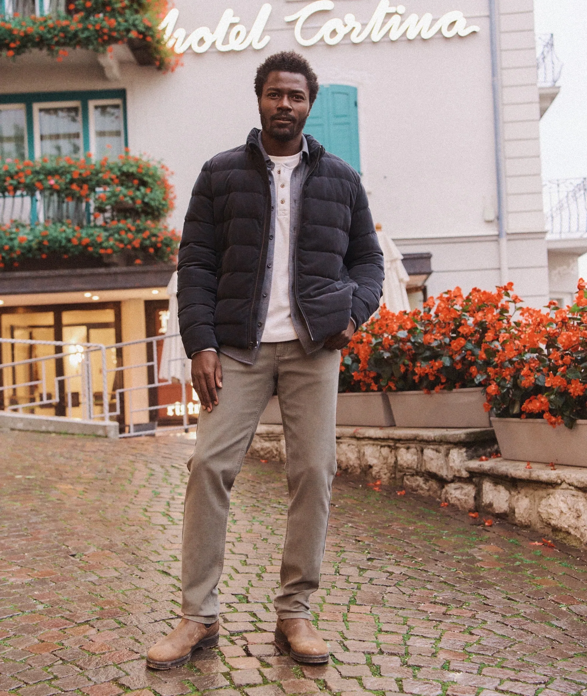 Palisades Cord Puffer Jacket sold by Marine Layer product image thumbnail 4