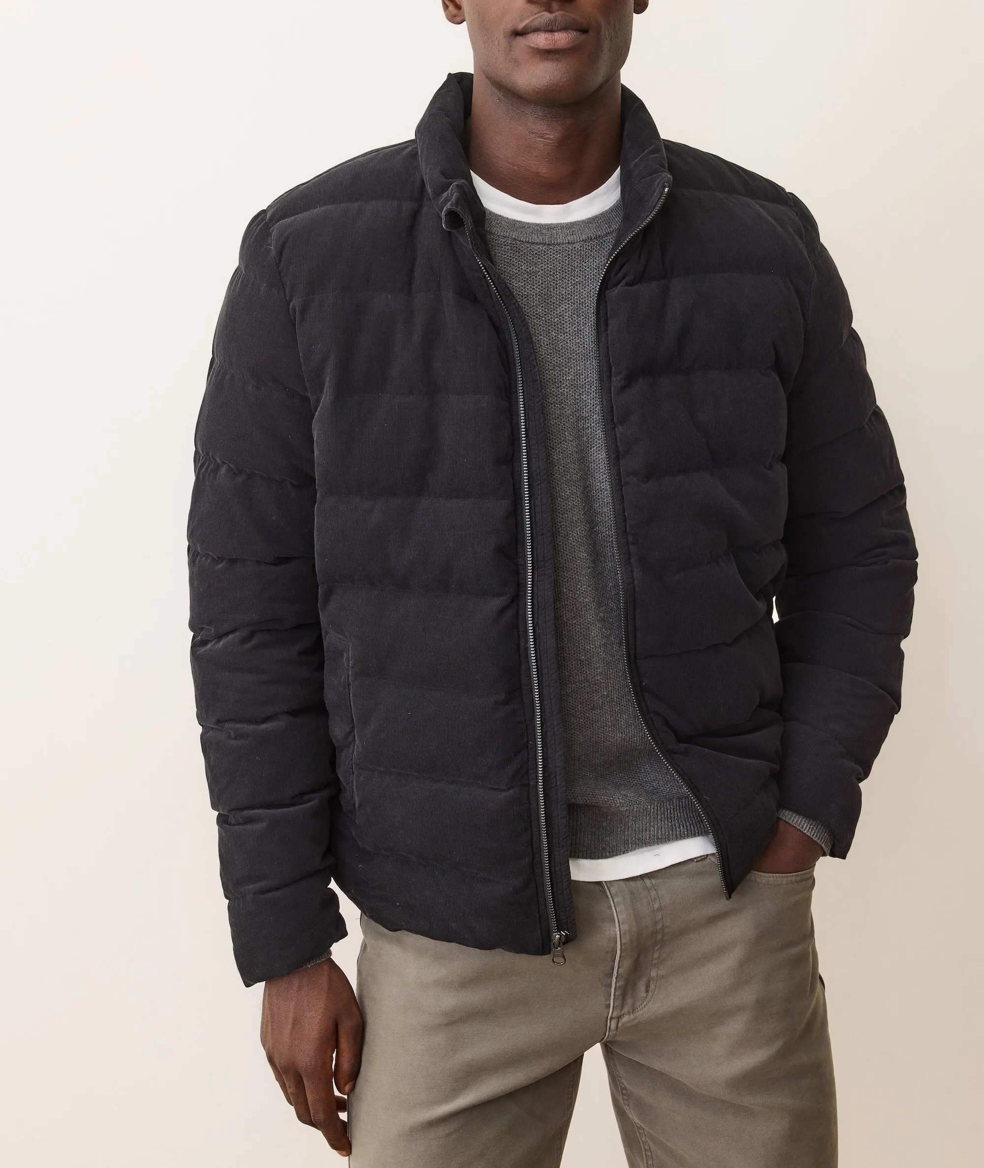 Palisades Cord Puffer Jacket sold by Marine Layer product image thumbnail 2