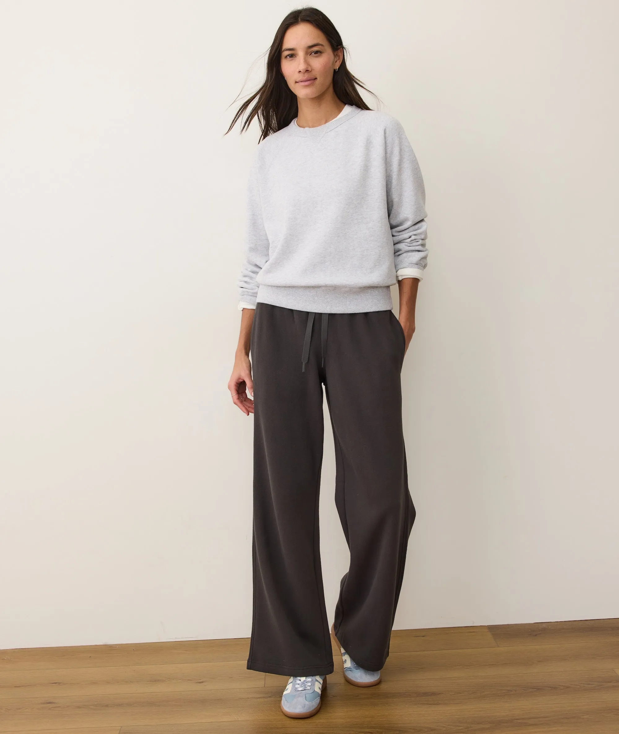 Cloud 9 Fleece Wide Leg Sweatpant sold by Marine Layer