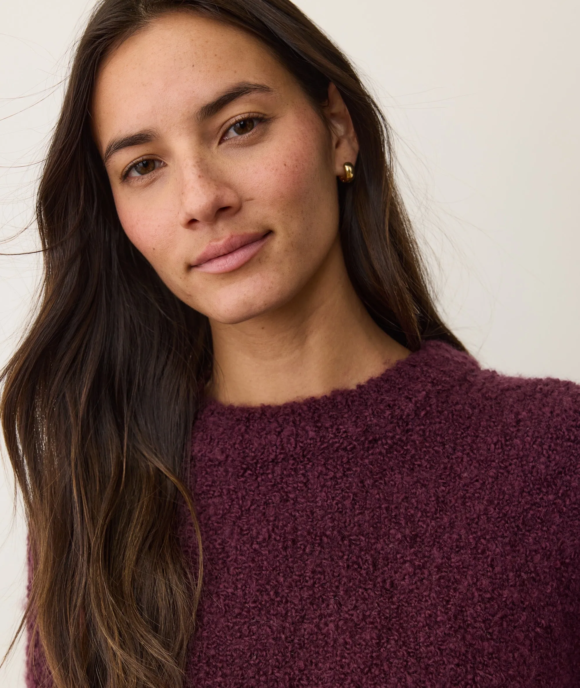 Elena Bouclé Oversized Sweater sold by Marine Layer product image thumbnail 5