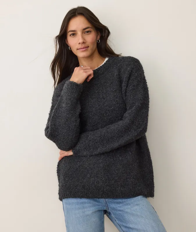 Elena Bouclé Oversized Sweater sold by Marine Layer