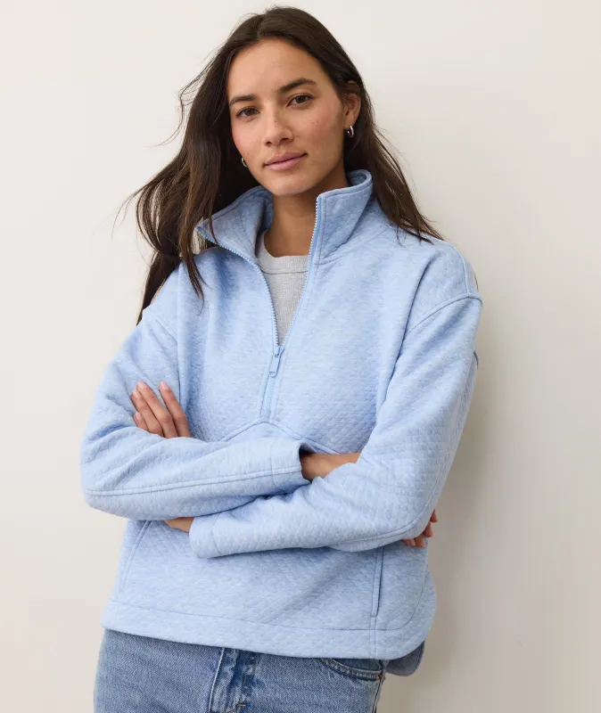 Corbet Quilted Half Zip sold by Marine Layer