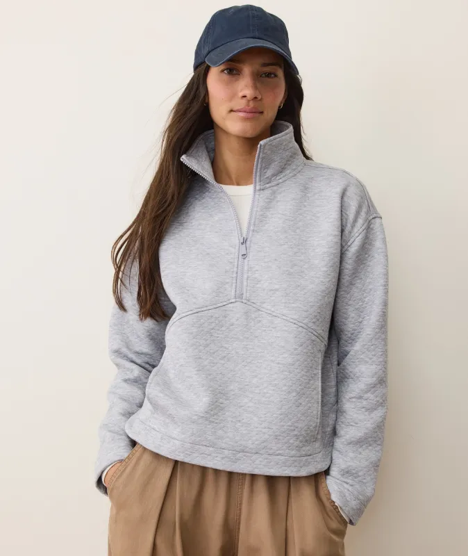 Corbet Quilted Half Zip sold by Marine Layer