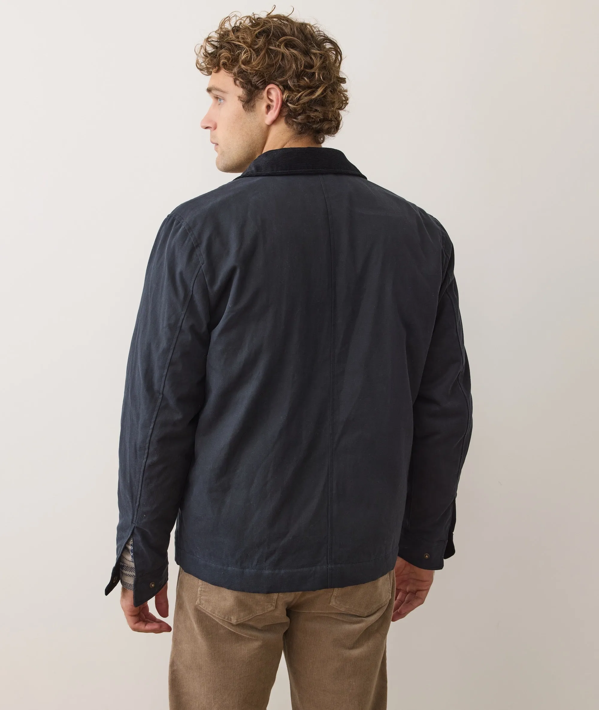 Weston Wax Canvas Barn Jacket sold by Marine Layer product image thumbnail 3