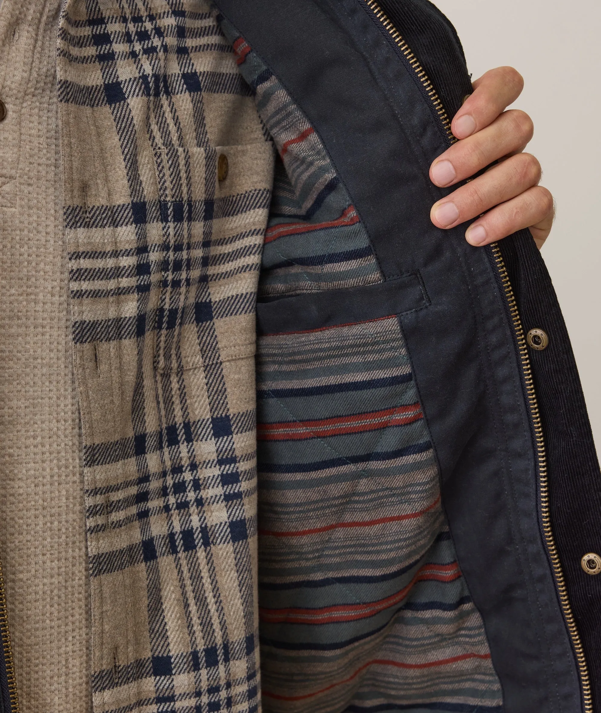 Weston Wax Canvas Barn Jacket sold by Marine Layer product image thumbnail 4