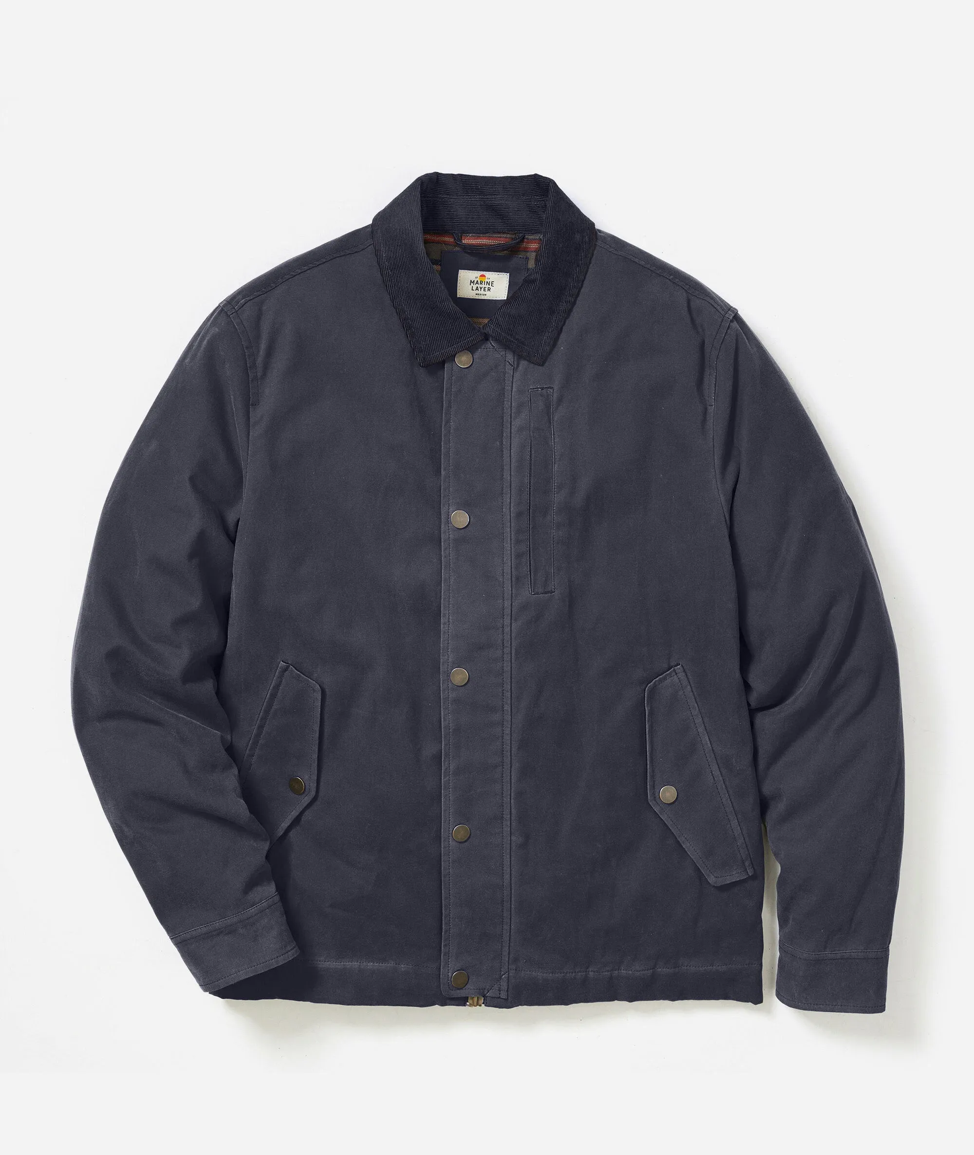 Weston Wax Canvas Barn Jacket sold by Marine Layer
