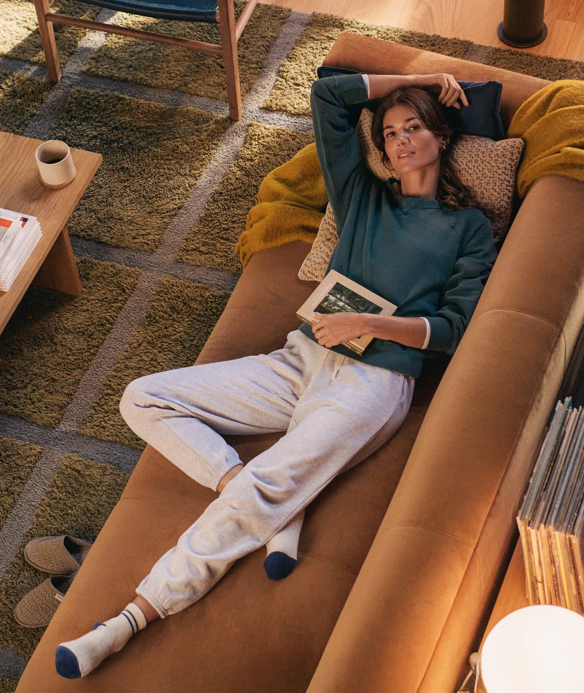 Women's Cloud 9 Fleece Sweatpant in Heather Grey sold by Marine Layer