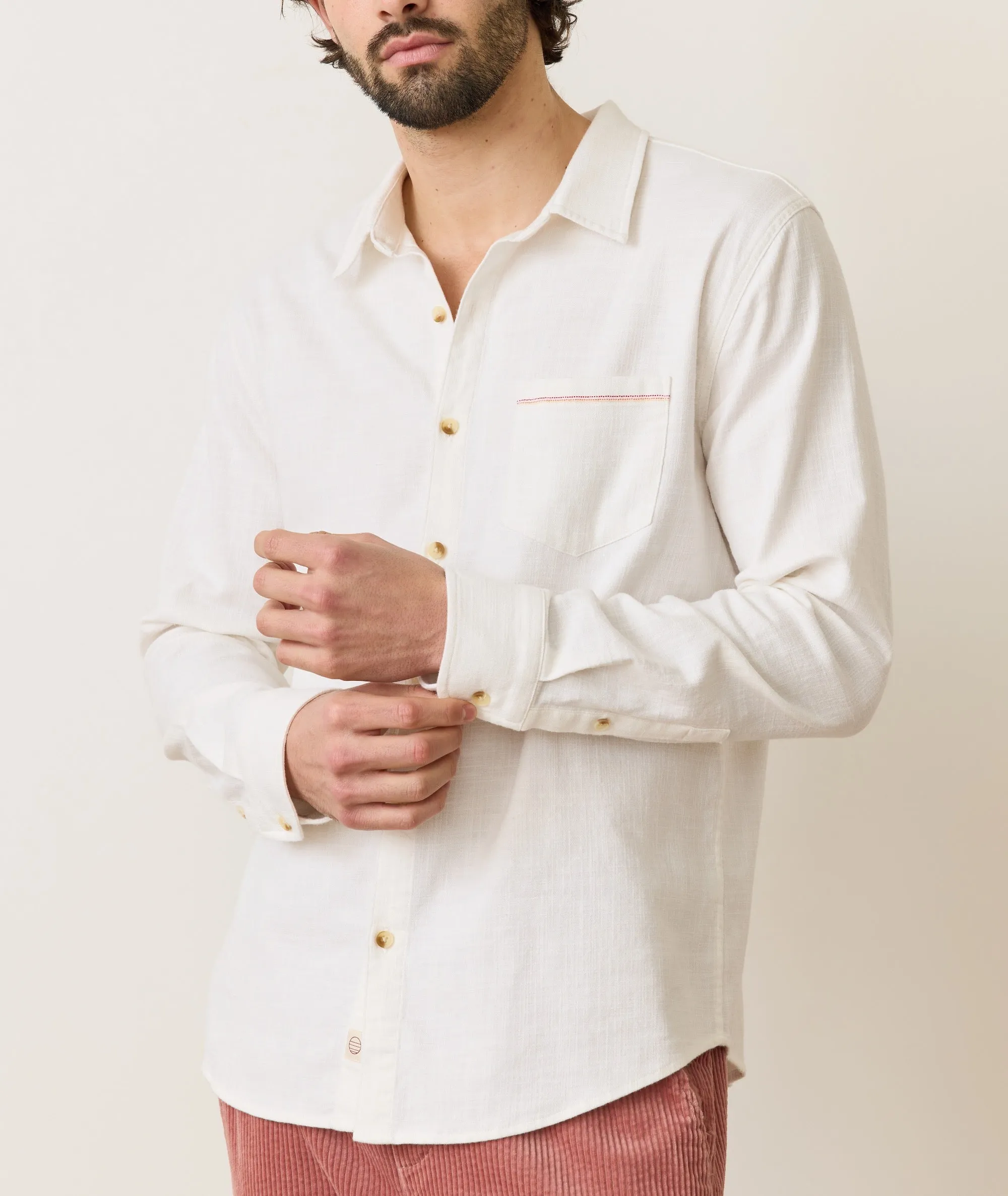 Stretch Selvage Long Sleeve Shirt sold by Marine Layer product image thumbnail 5