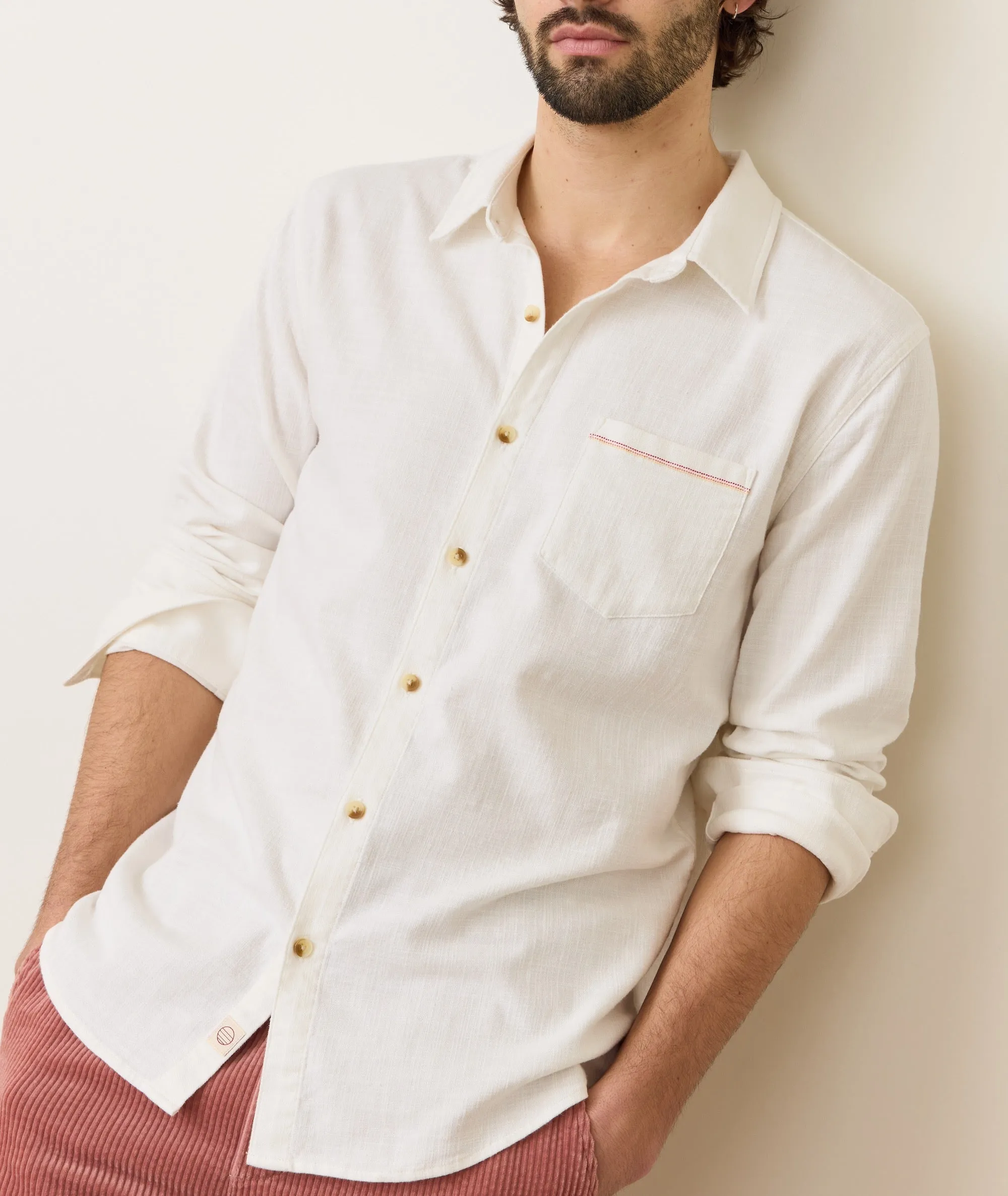 Stretch Selvage Long Sleeve Shirt sold by Marine Layer product image thumbnail 2