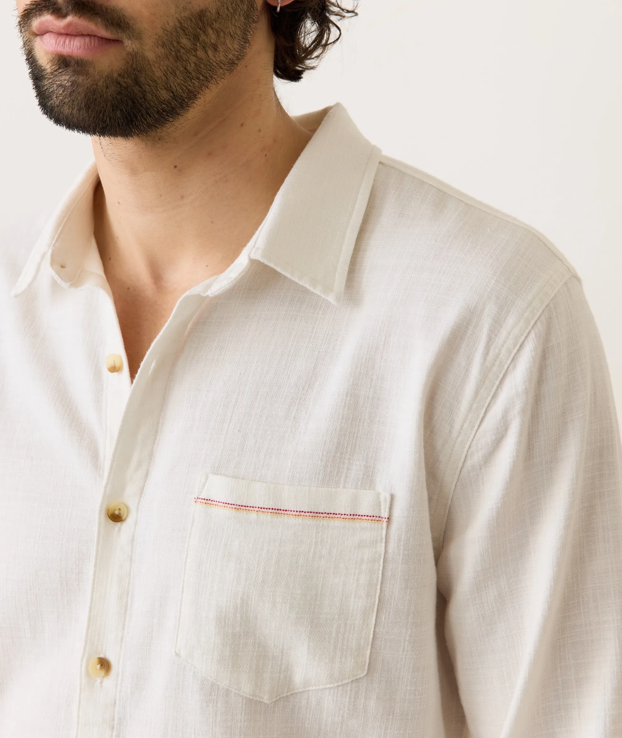 Stretch Selvage Long Sleeve Shirt sold by Marine Layer product image thumbnail 4