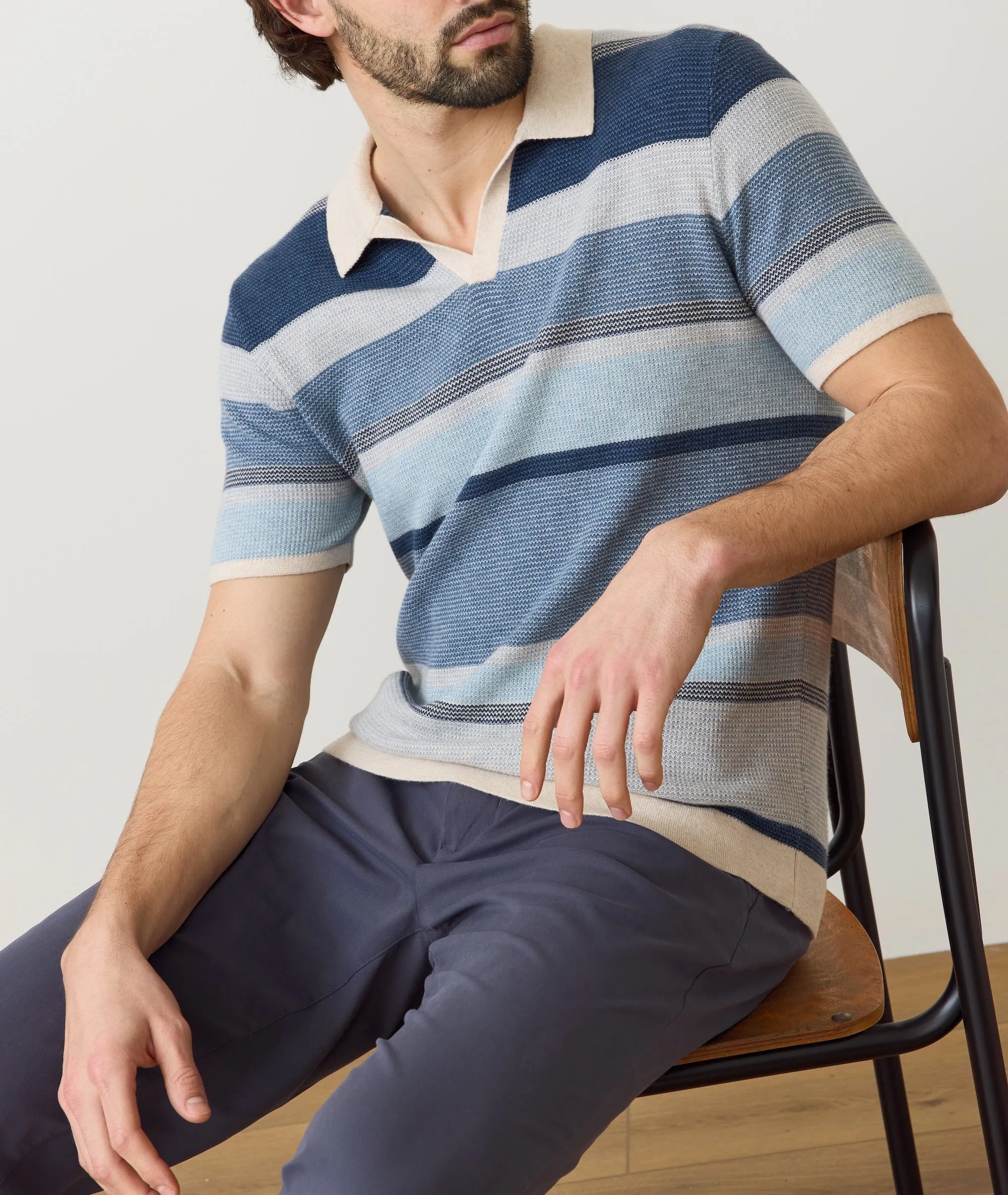 Liam Sweater Polo sold by Marine Layer product image thumbnail 4