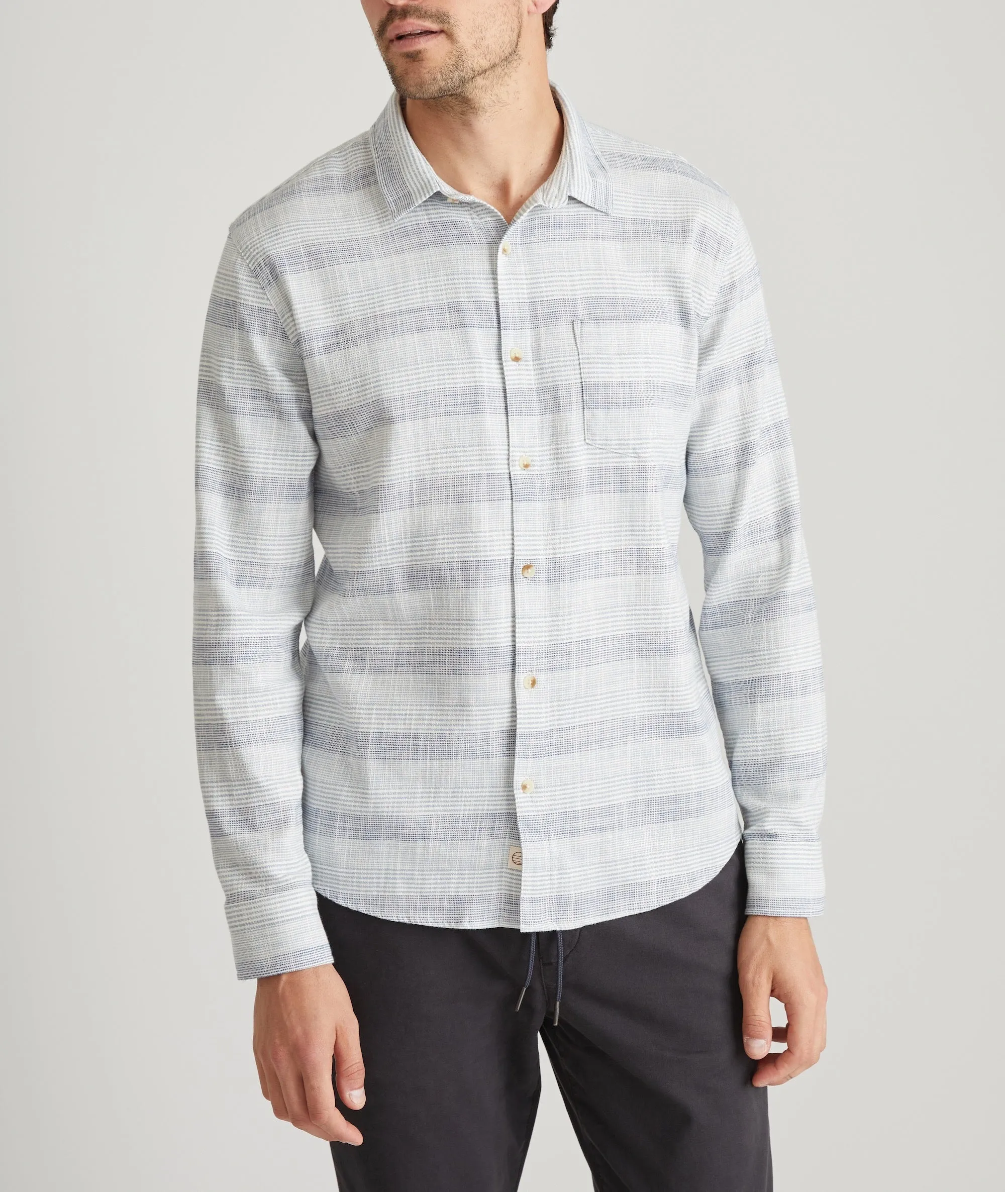 Stretch Selvage Long Sleeve Shirt sold by Marine Layer product image thumbnail 5