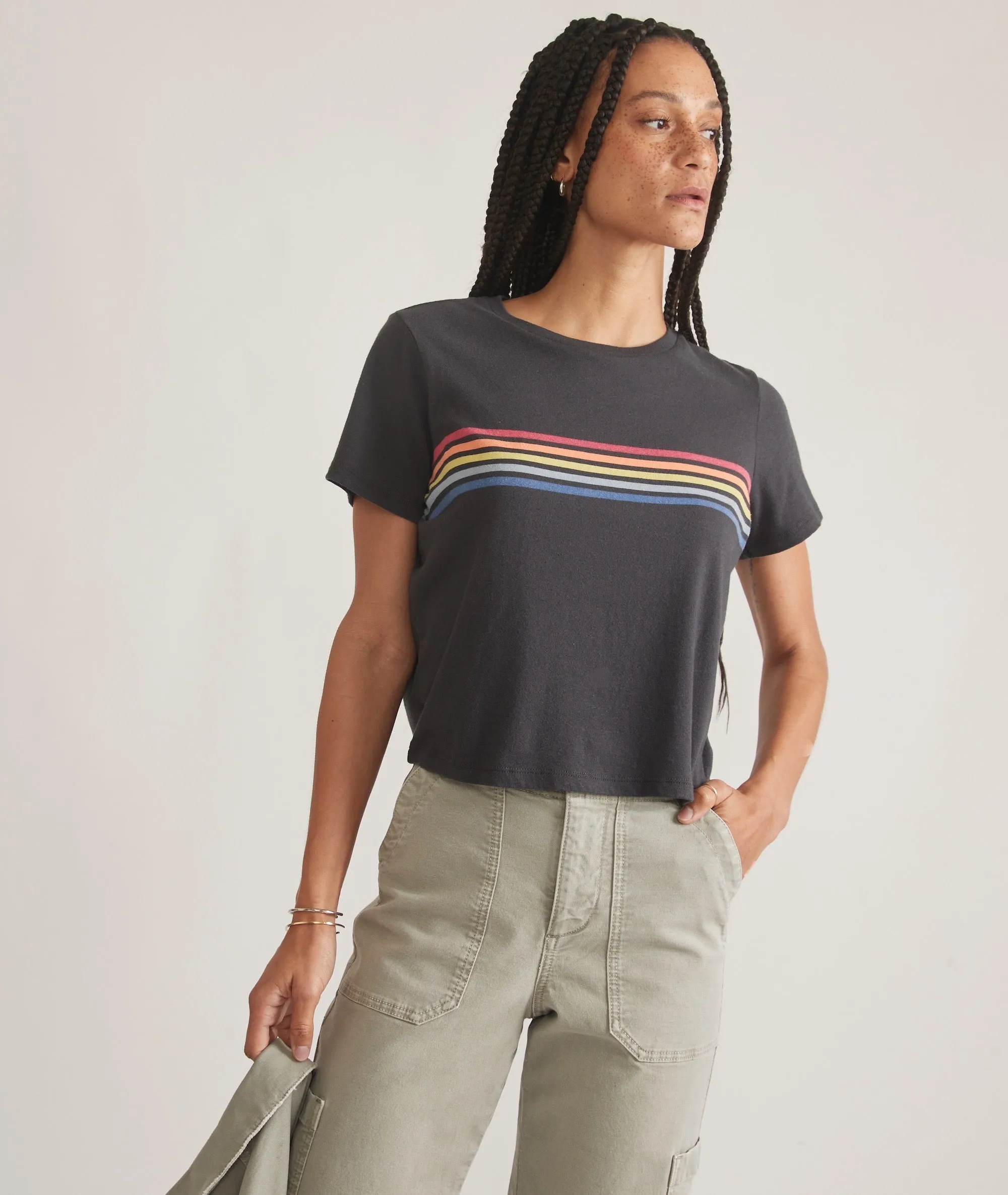 Easy Crop Graphic Tee sold by Marine Layer product image thumbnail 3