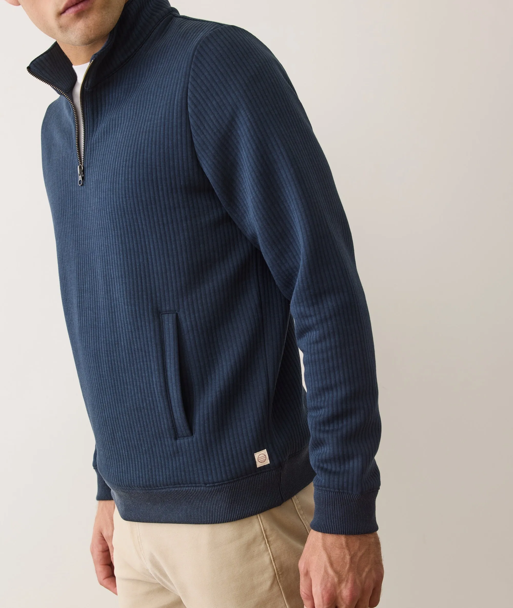 Corbet Quilted Quarter Zip sold by Marine Layer product image thumbnail 3