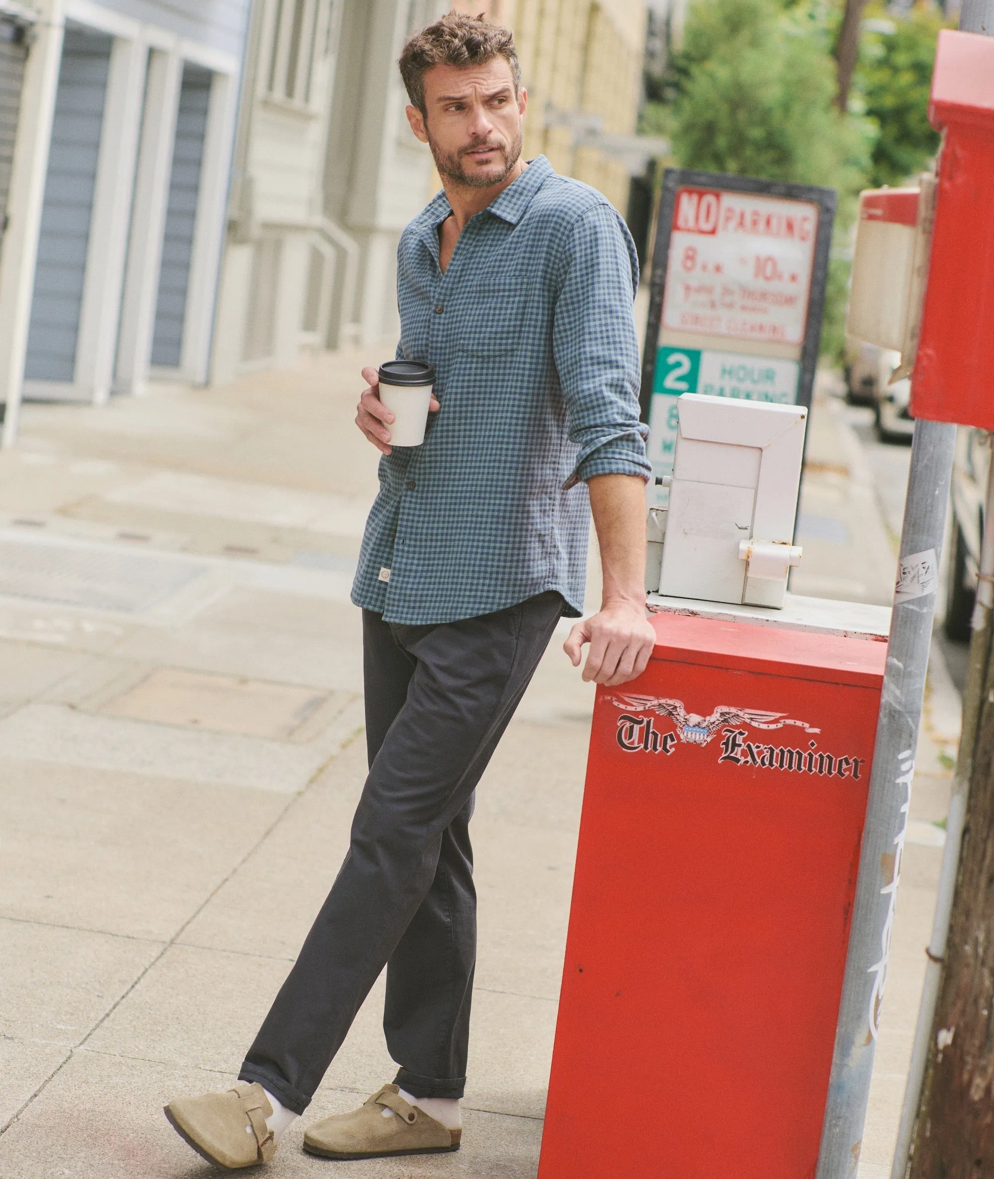 Stretch Selvage Long Sleeve Shirt sold by Marine Layer product image thumbnail 3