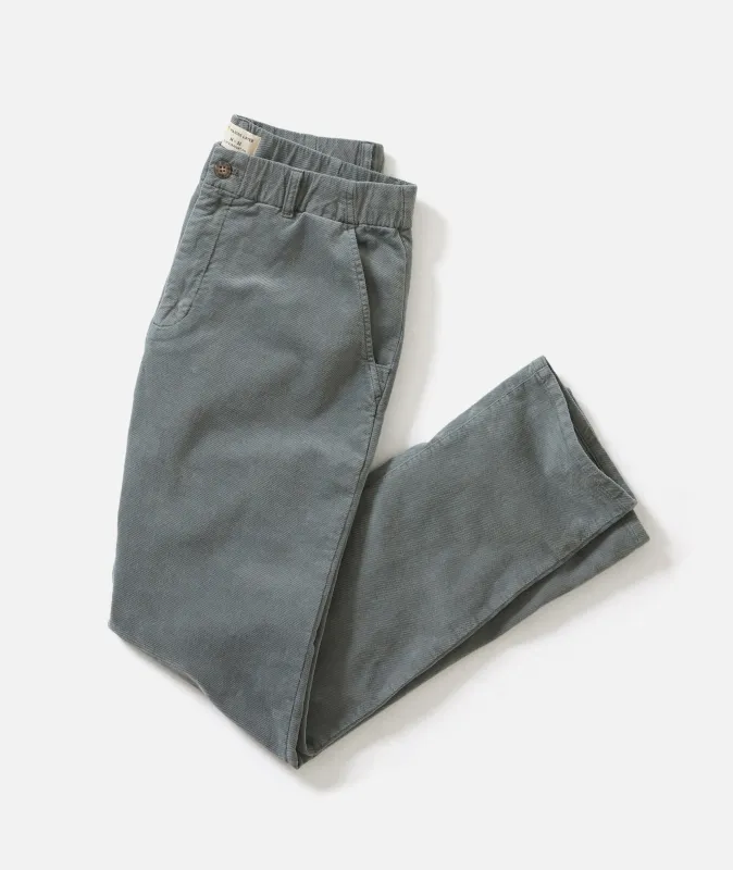 Saturday Moleskin Slim Straight Chino made by Marine Layer