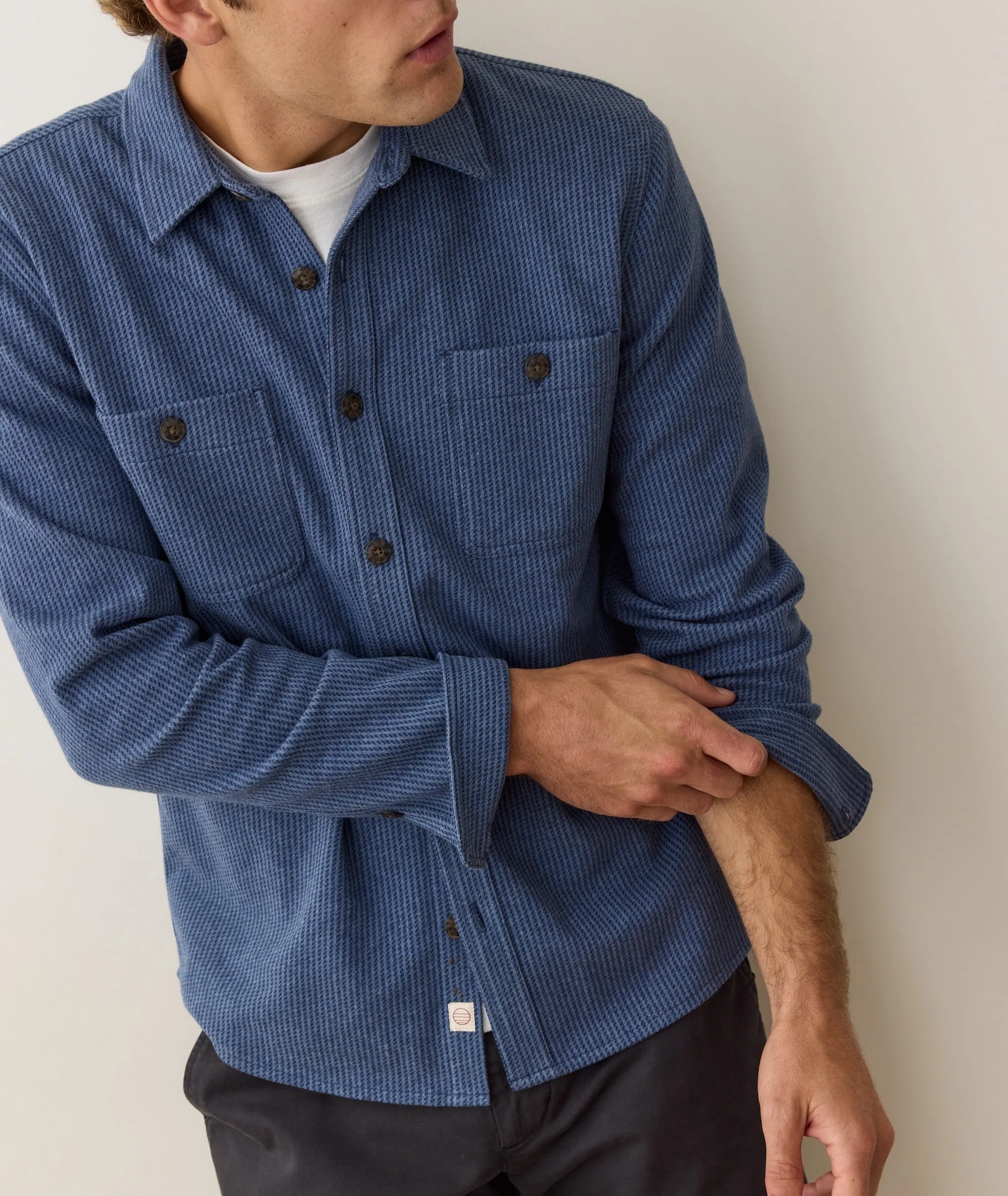 Pacifica Stretch Twill Overshirt sold by Marine Layer product image thumbnail 3
