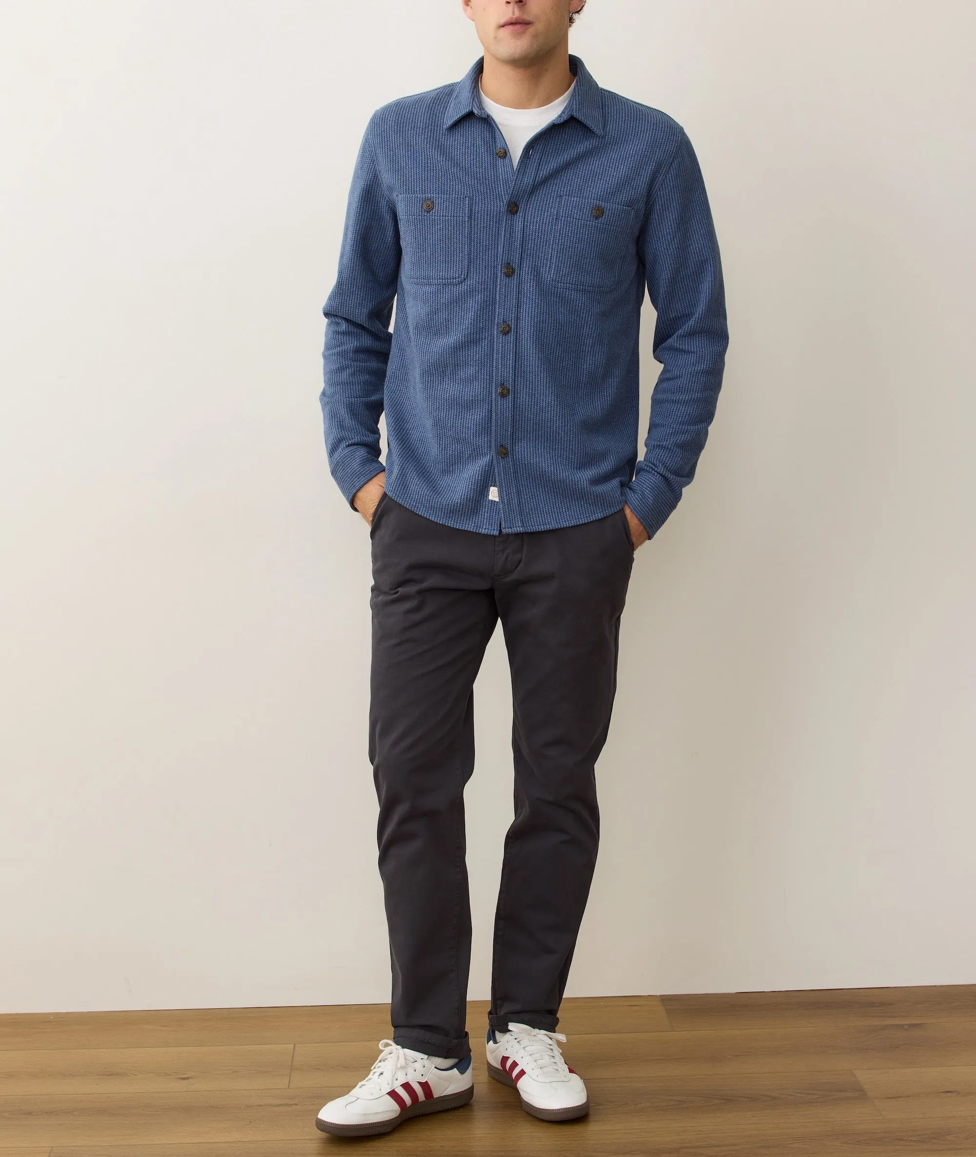 Pacifica Stretch Twill Overshirt sold by Marine Layer product image thumbnail 4