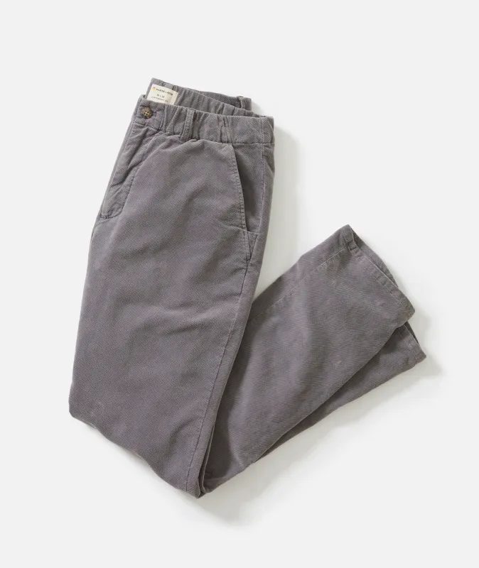 Saturday Athletic Fit Moleskin Chino sold by Marine Layer