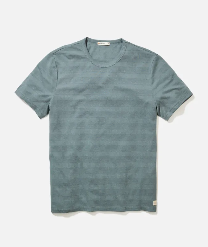 Signature Jacquard Crew Tee made by Marine Layer