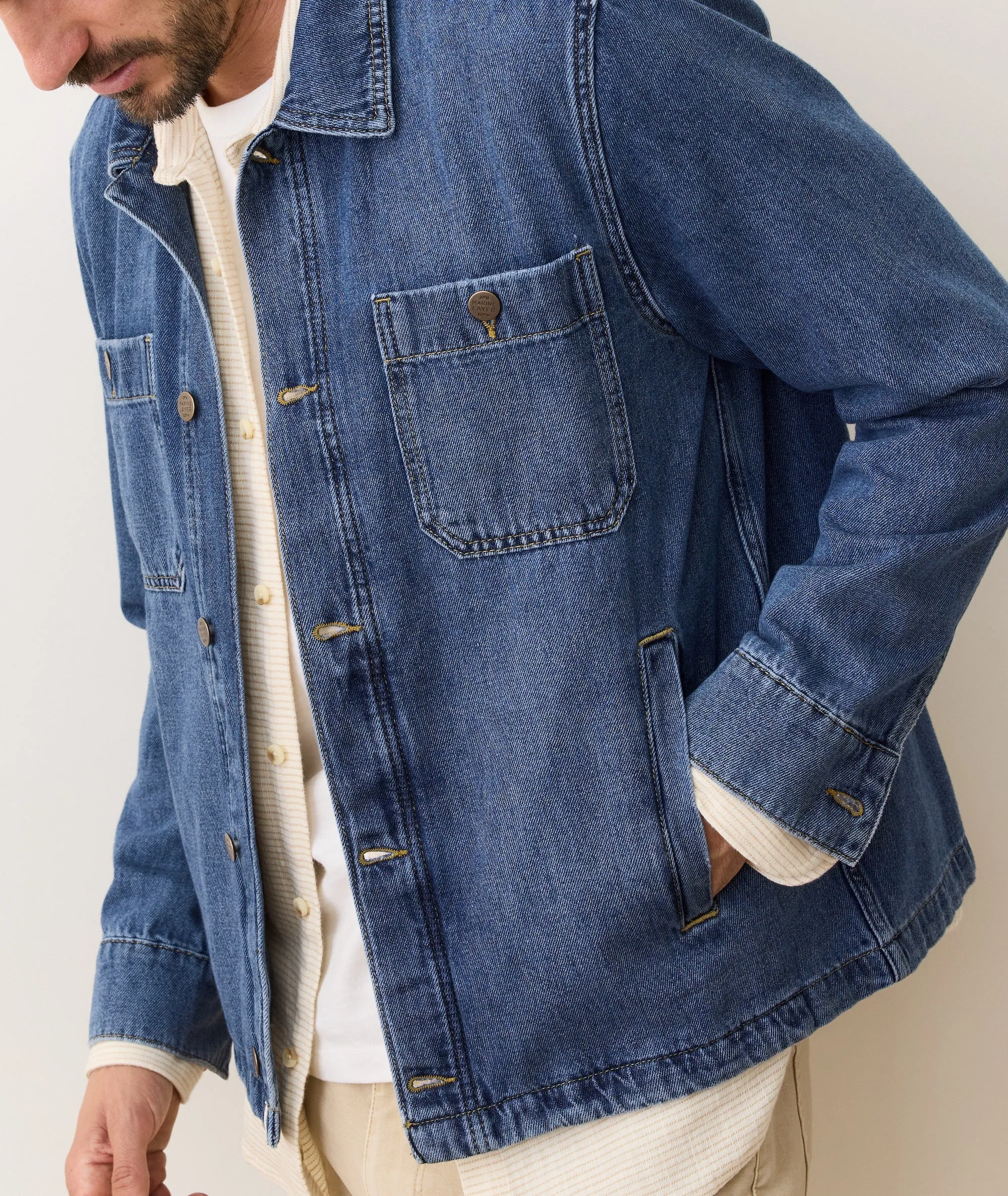 Patrick Denim Jacket sold by Marine Layer product image thumbnail 5