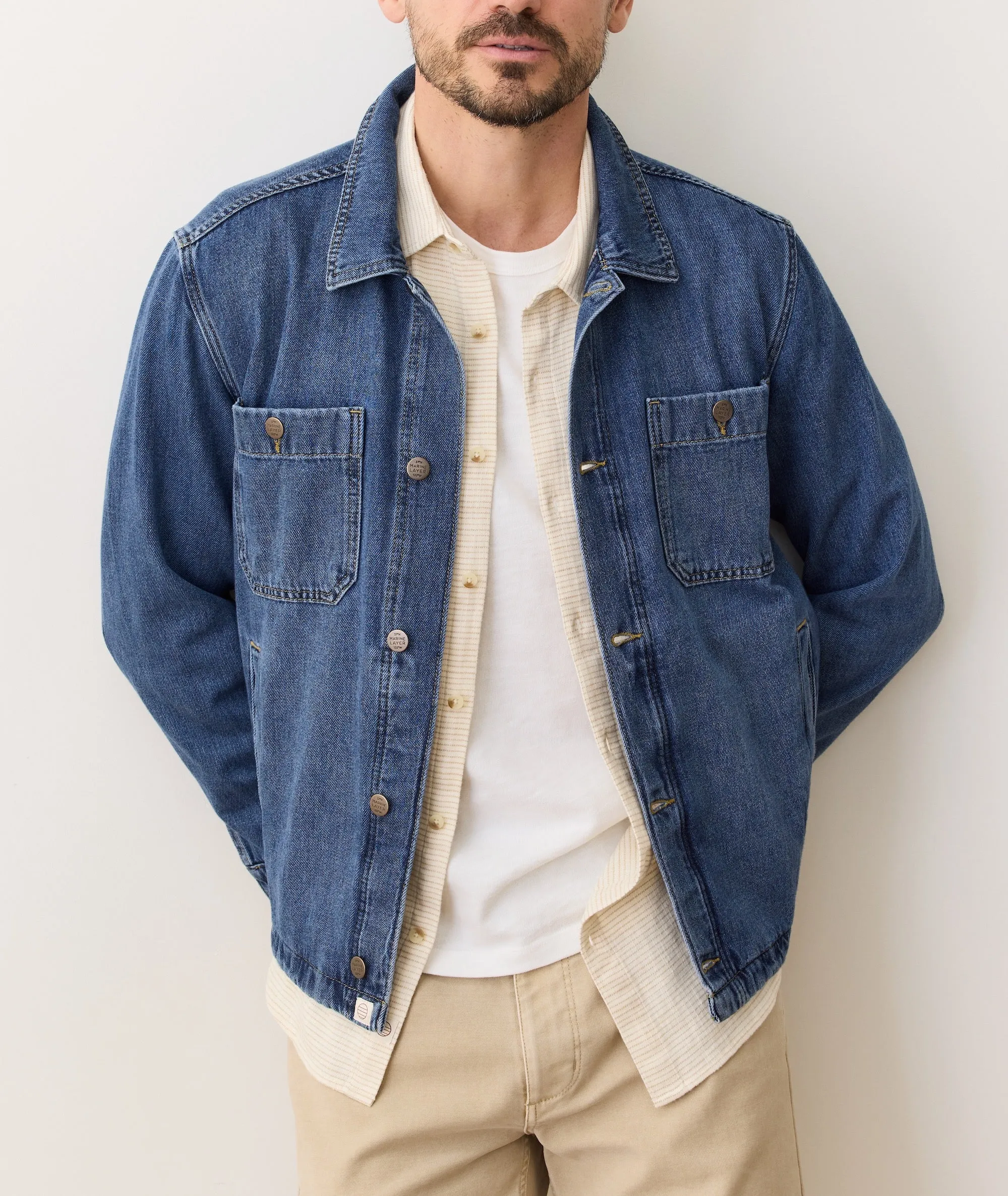 Patrick Denim Jacket sold by Marine Layer product image thumbnail 2