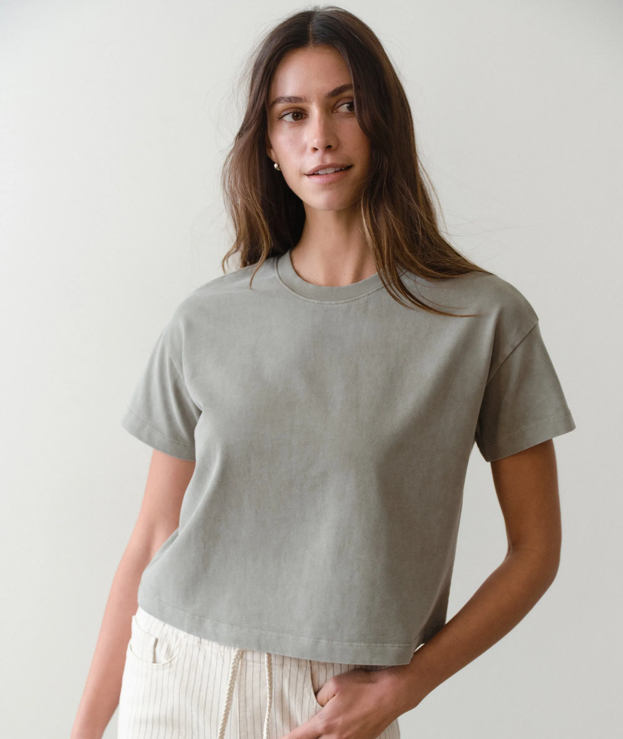 Luxe Sueded Tee sold by Marine Layer product image thumbnail 3