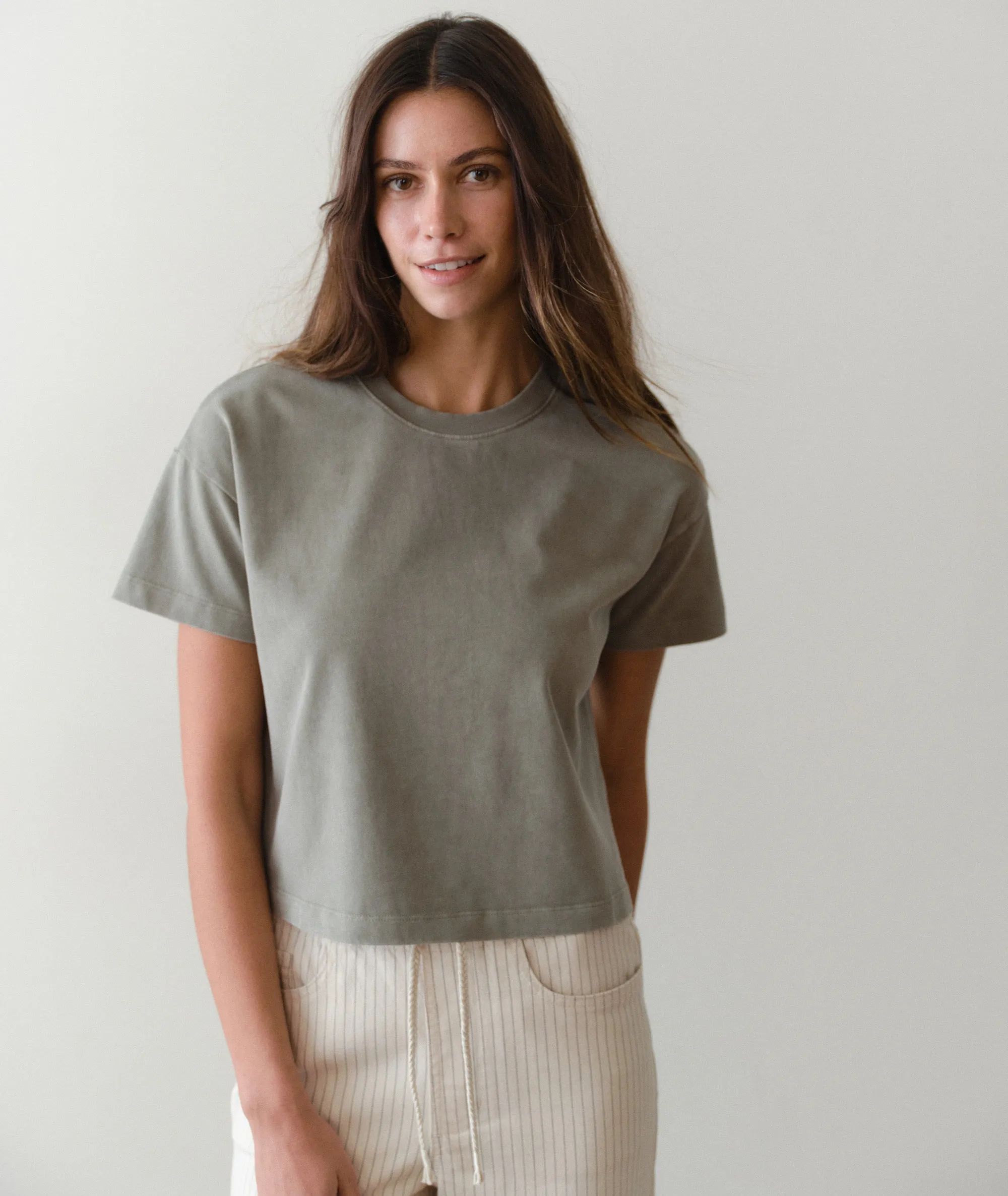 Luxe Sueded Tee sold by Marine Layer product image thumbnail 5