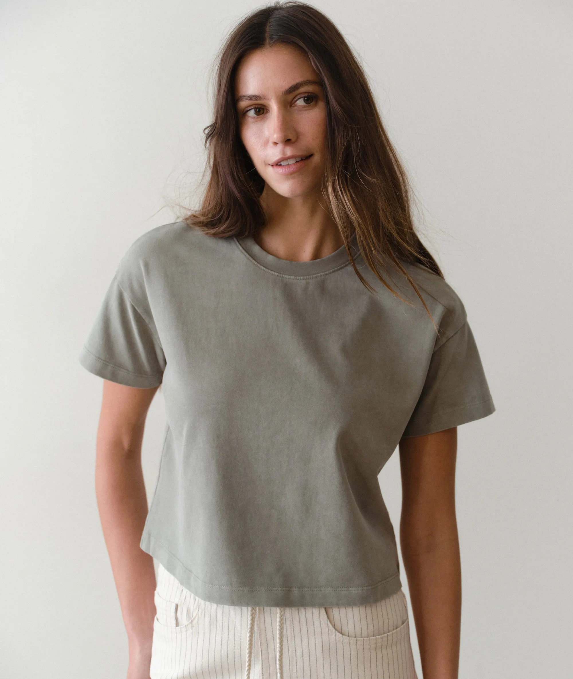 Luxe Sueded Tee sold by Marine Layer product image thumbnail 2