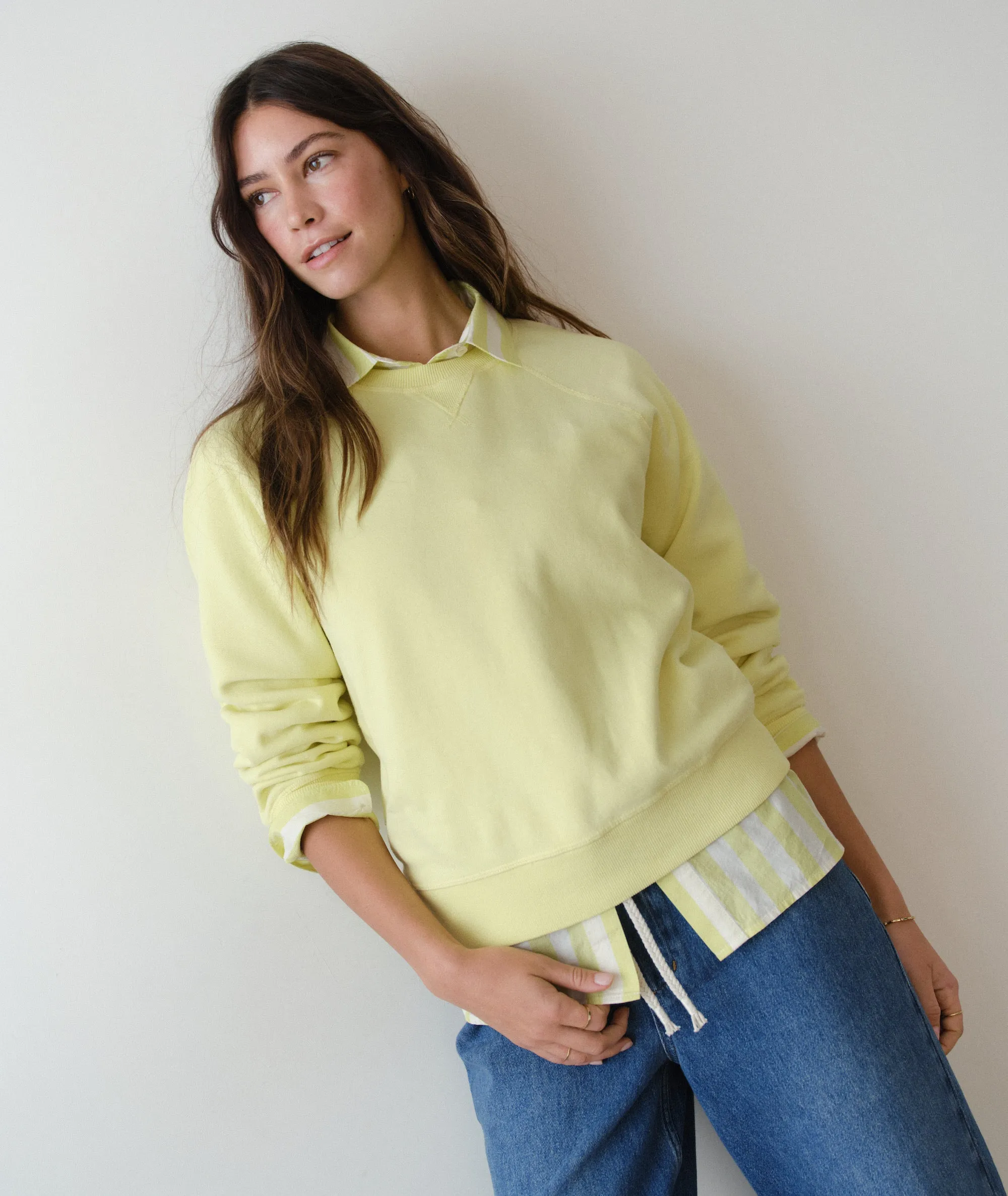 Cloud 9 Fleece Reversible Crewneck sold by Marine Layer product image thumbnail 2