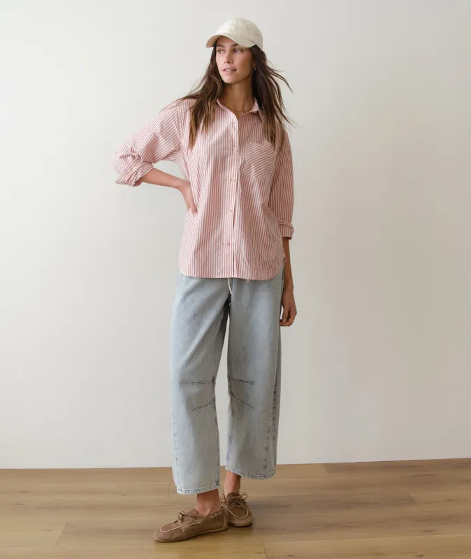 Ella Barrel Leg Pant sold by Marine Layer
