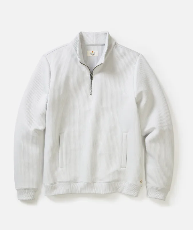 Corbet Quilted Quarter Zip sold by Marine Layer
