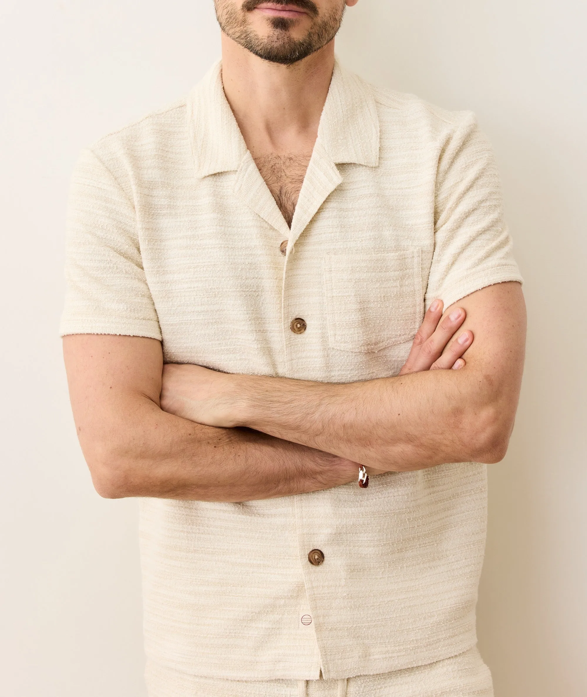 Cam Jacquard Resort Shirt sold by Marine Layer product image thumbnail 5