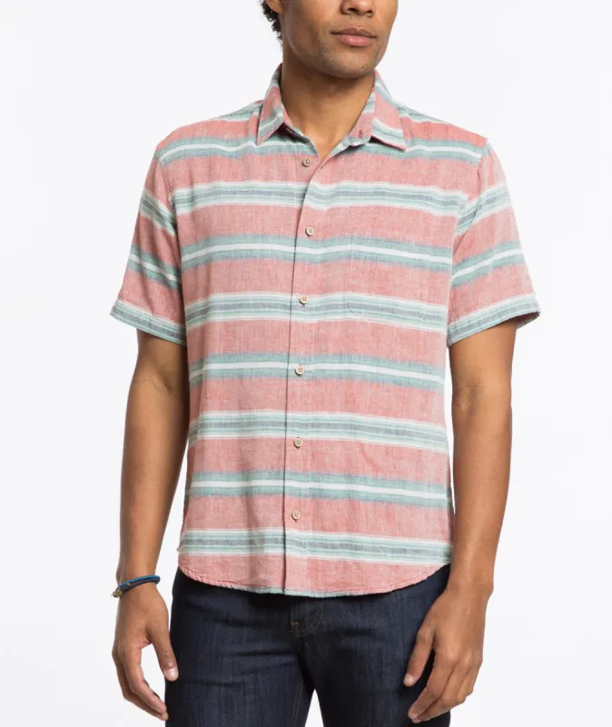 Santiago Stripe Button Down sold by Marine Layer