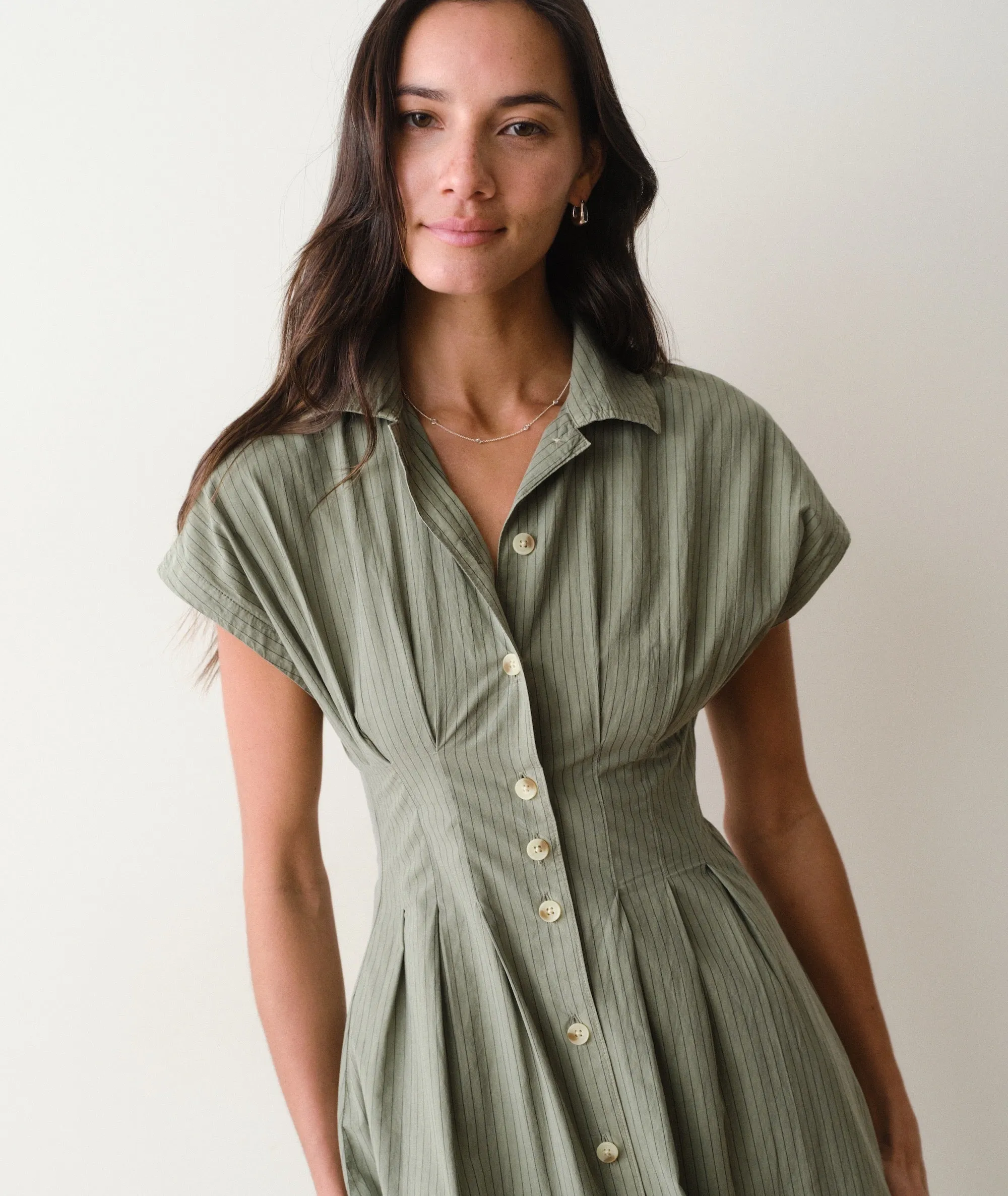 Arden Midi Shirt Dress sold by Marine Layer product image thumbnail 3