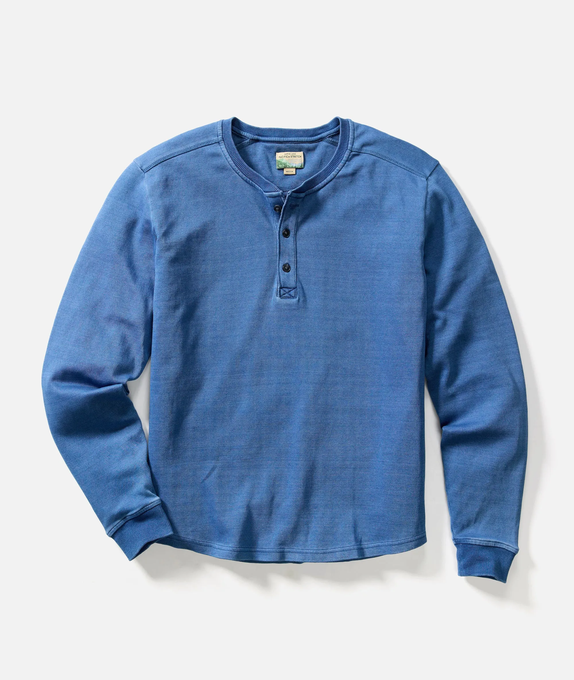 Pacifica Stretch Henley sold by Marine Layer