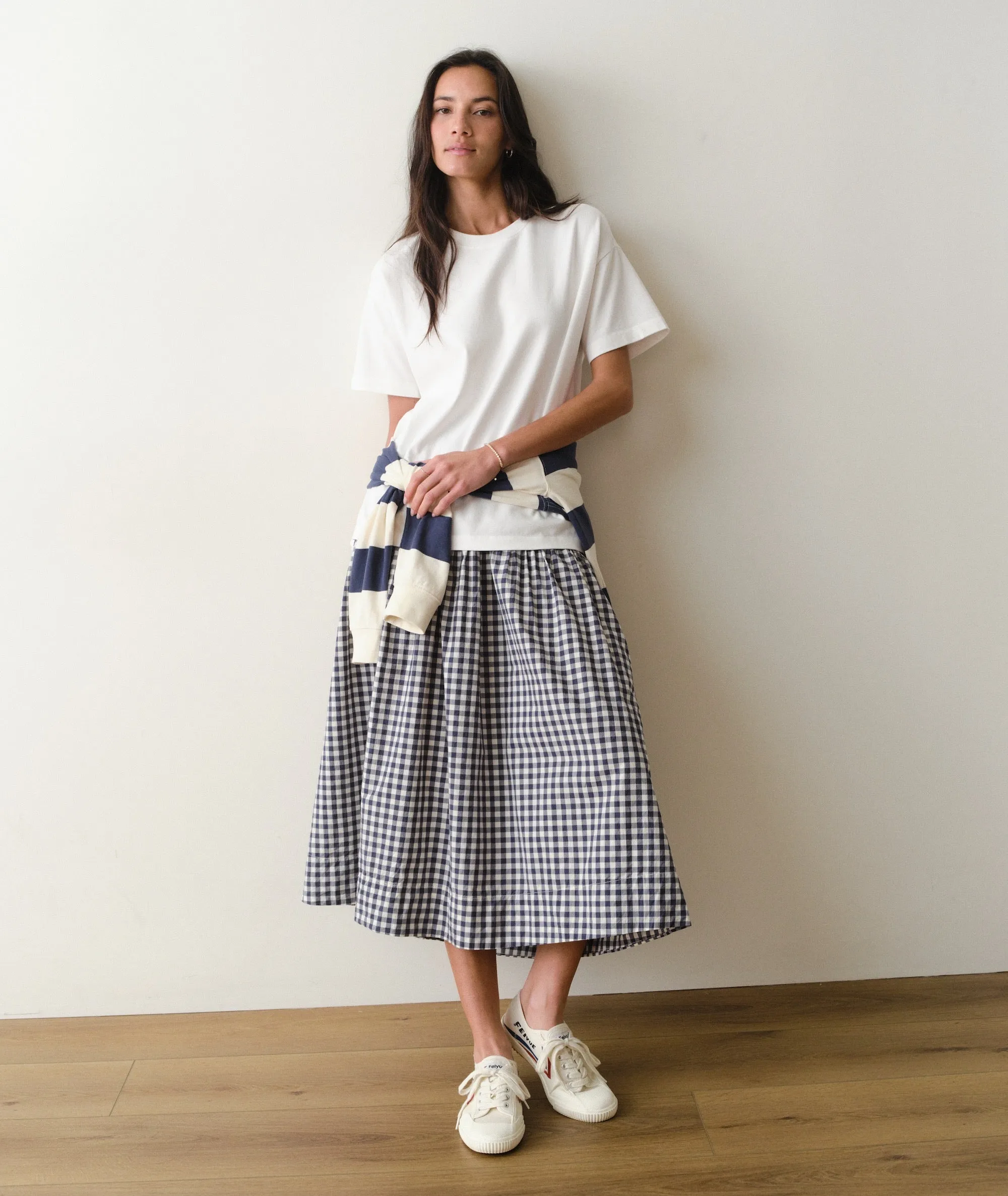 Luxe Sueded Oversized Crew Tee sold by Marine Layer product image thumbnail 4