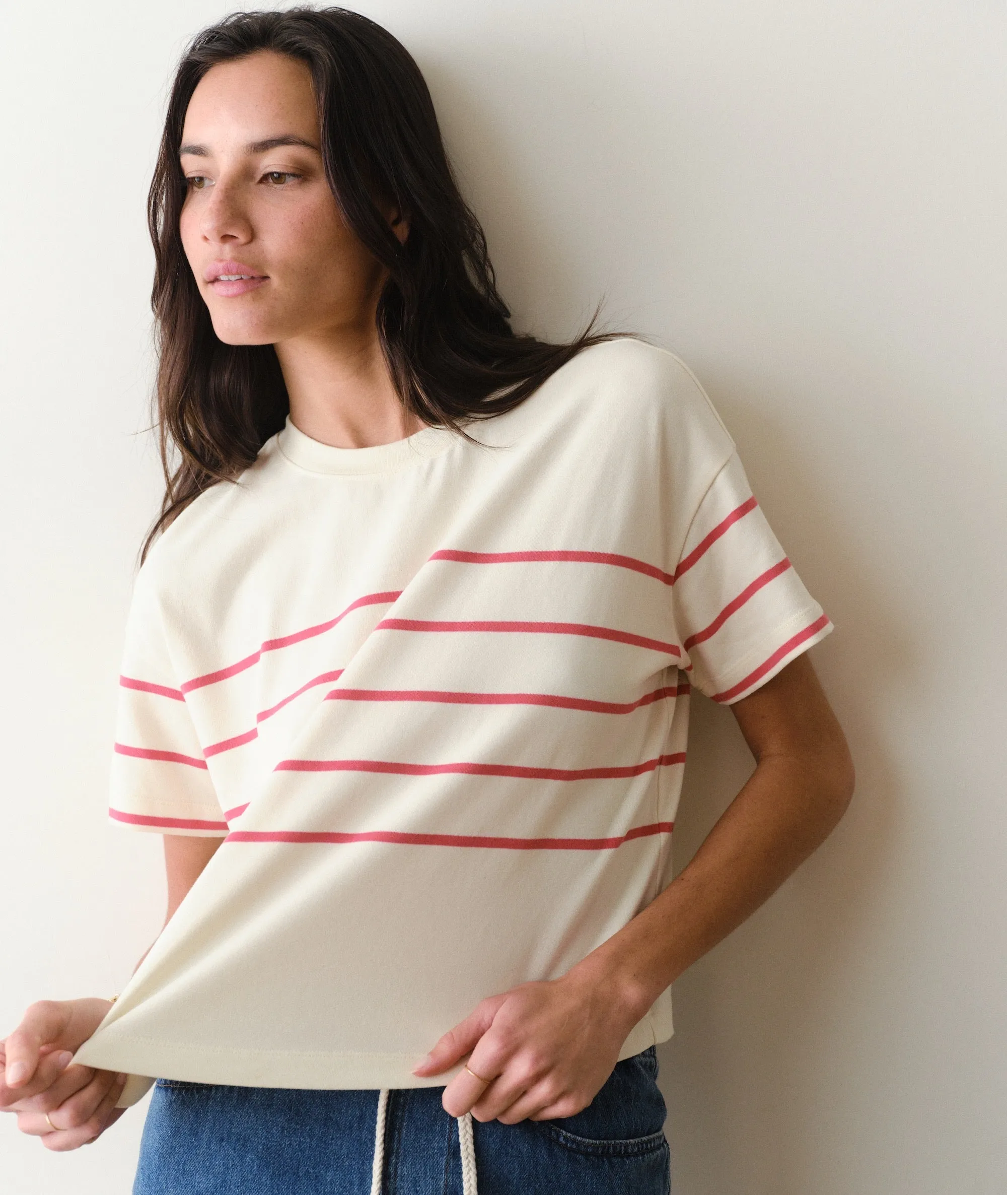Luxe Sueded Tee sold by Marine Layer product image thumbnail 5