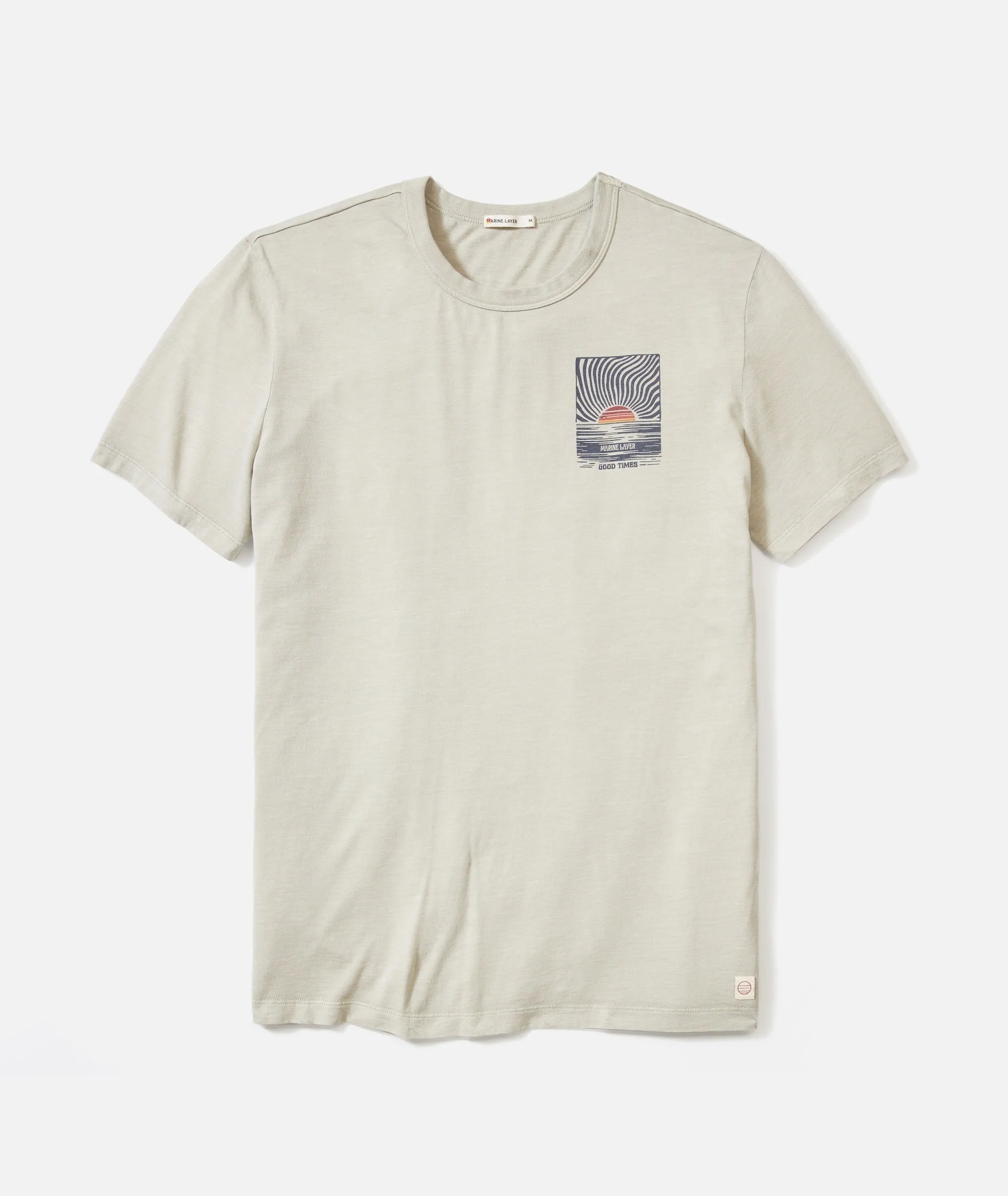 Signature Crew Graphic Tee sold by Marine Layer