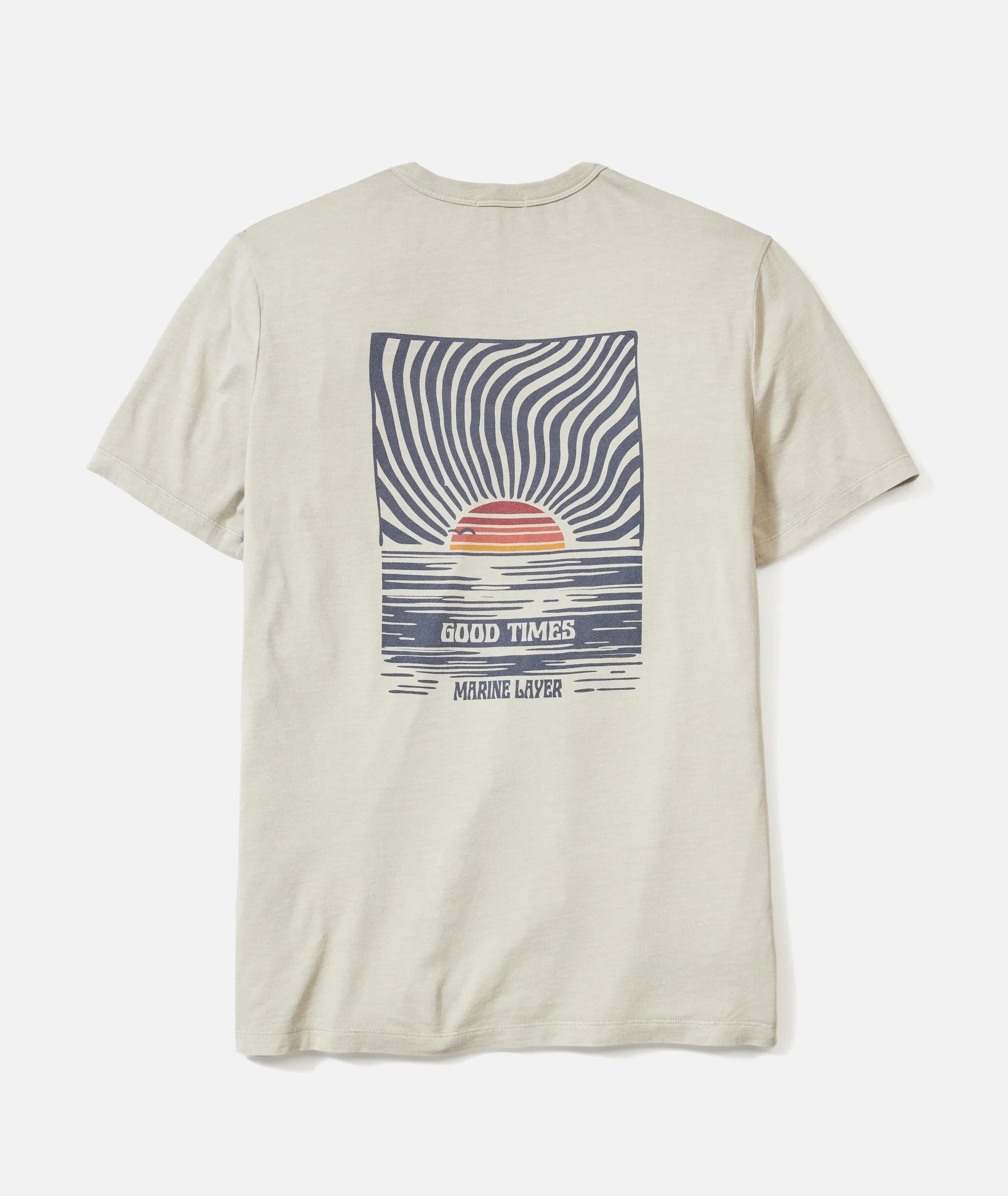 Signature Crew Graphic Tee sold by Marine Layer product image thumbnail 2