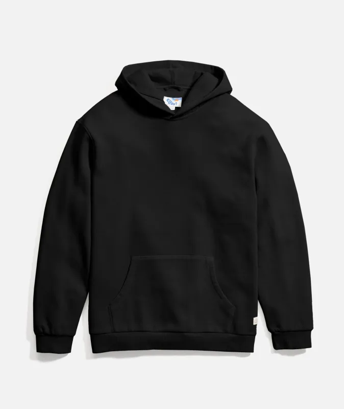 Men's Cloud 9 Fleece Relaxed Hoodie in Black sold by Marine Layer