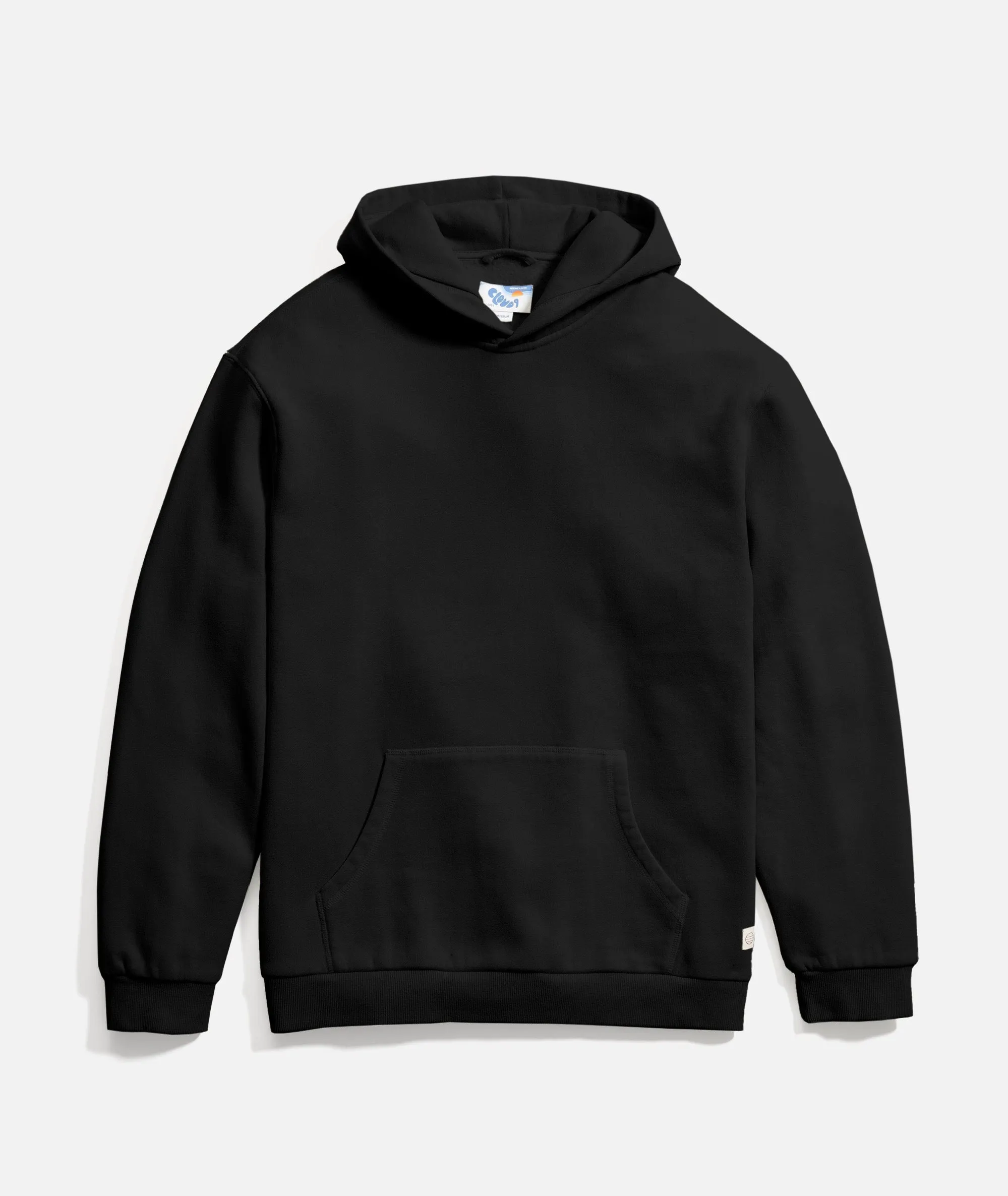 Men's Cloud 9 Fleece Relaxed Hoodie in Black sold by Marine Layer