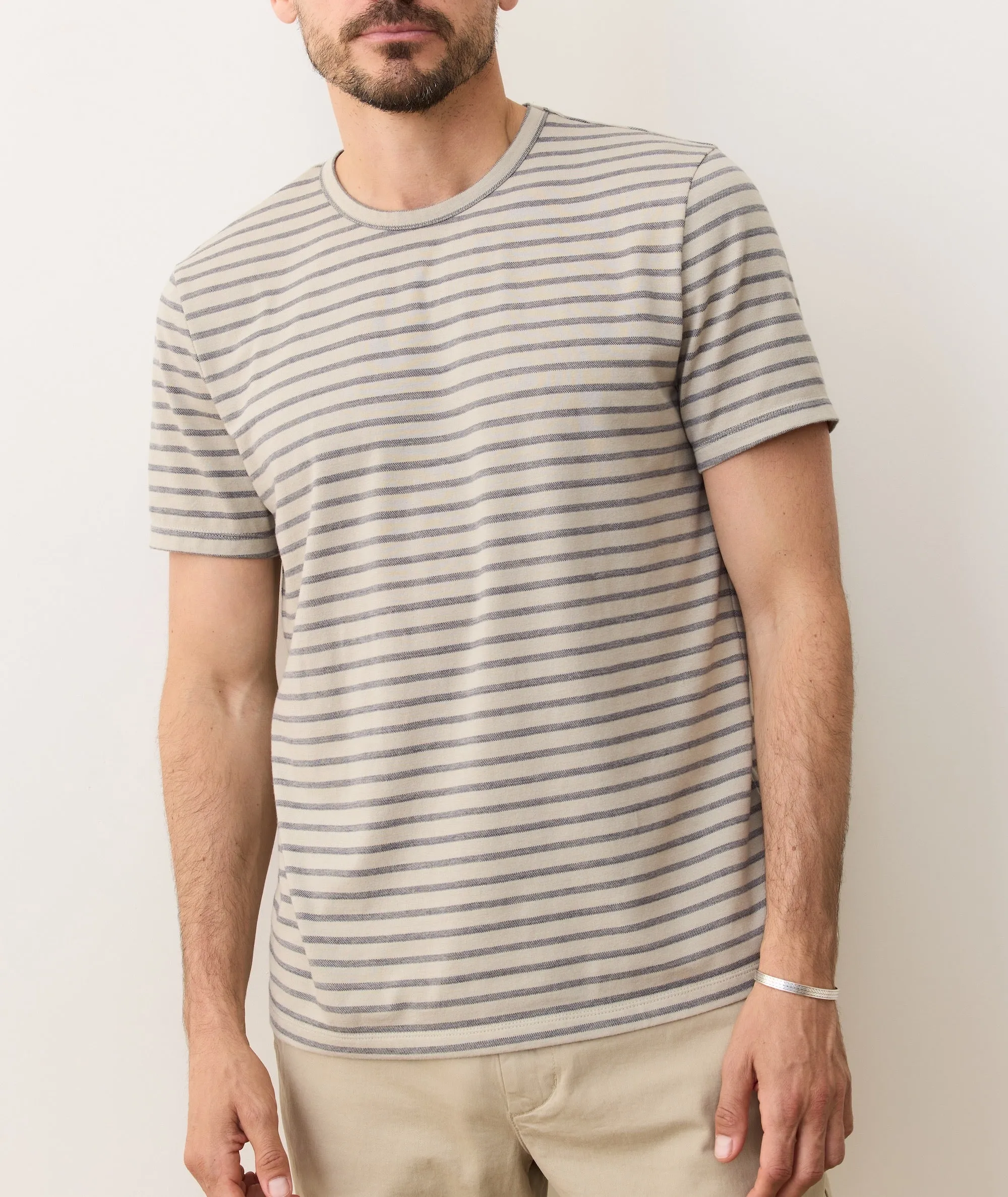 Signature Jacquard Crew Tee sold by Marine Layer product image thumbnail 5
