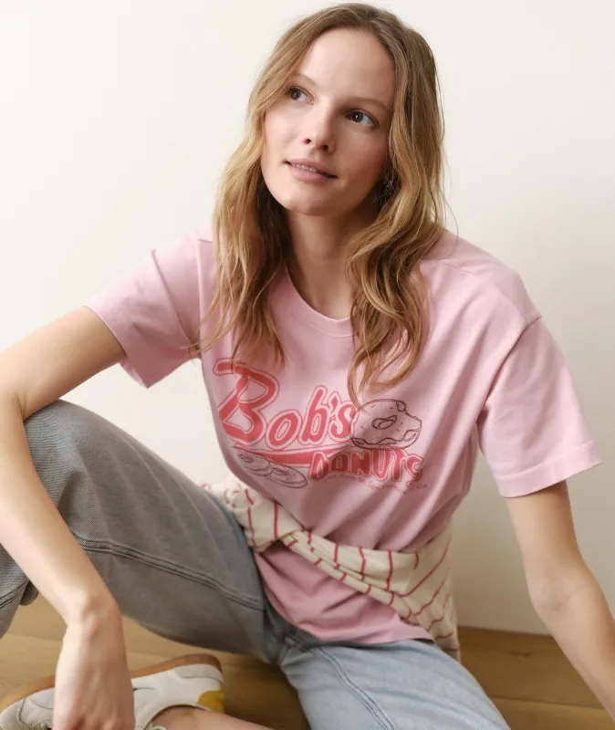 Luxe Sueded Oversized Crew Tee sold by Marine Layer