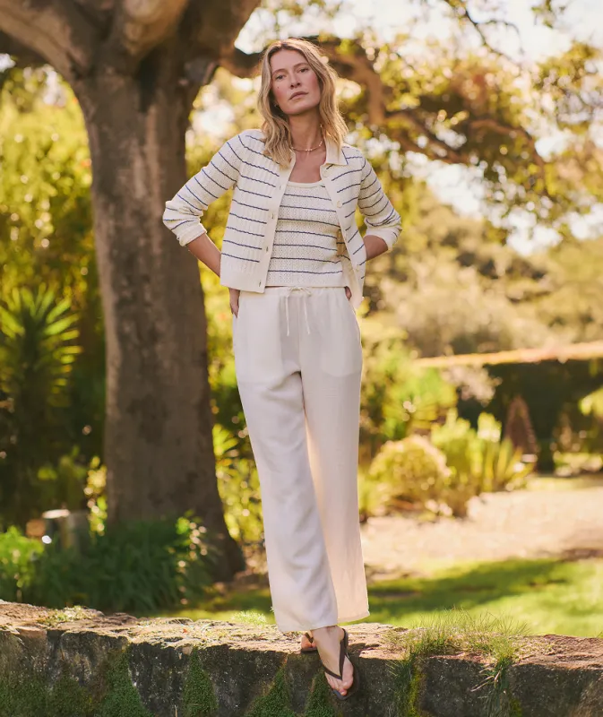 Linen Drawstring Pant made by Marine Layer