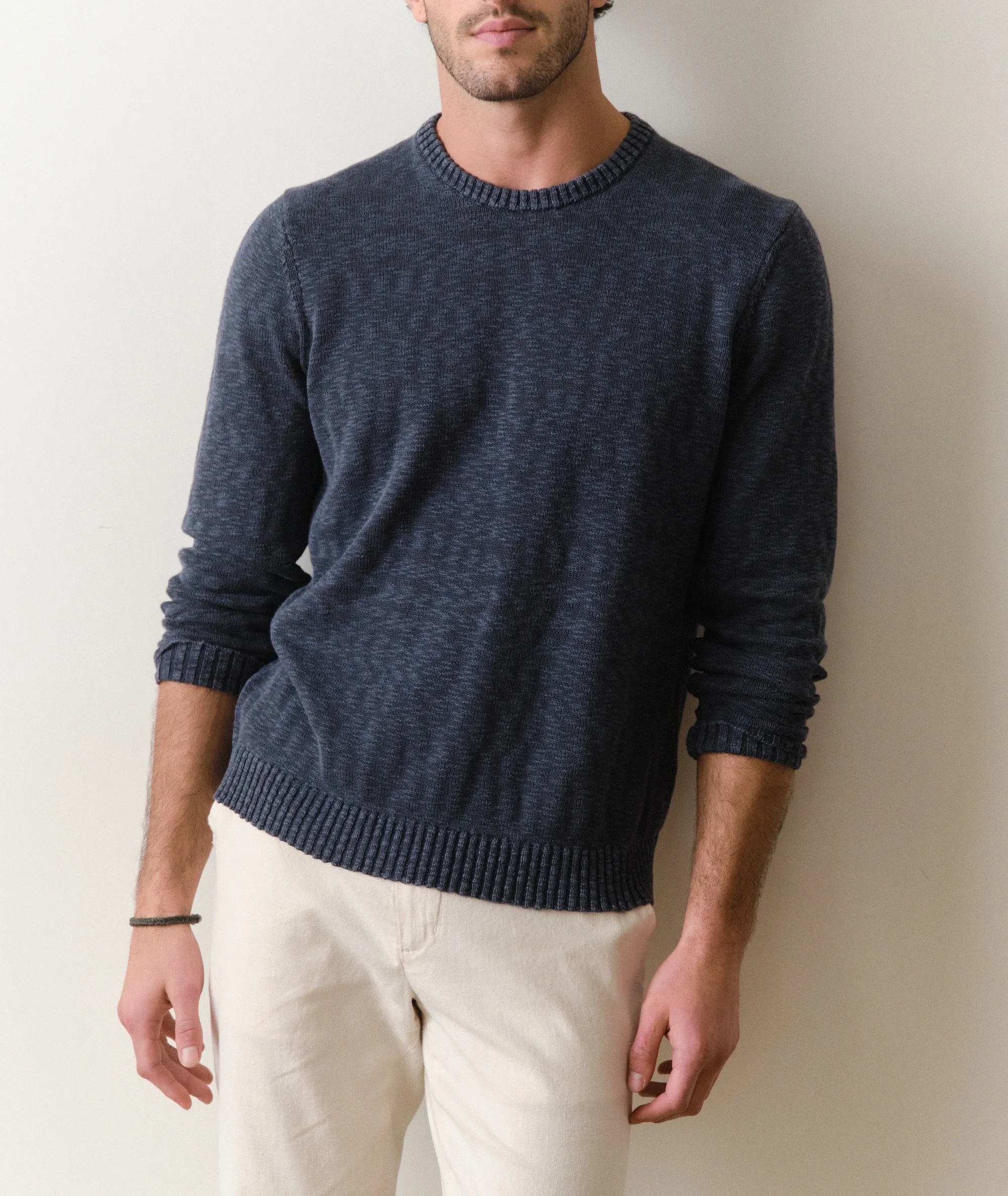 Slub Crew Sweater sold by Marine Layer product image thumbnail 2