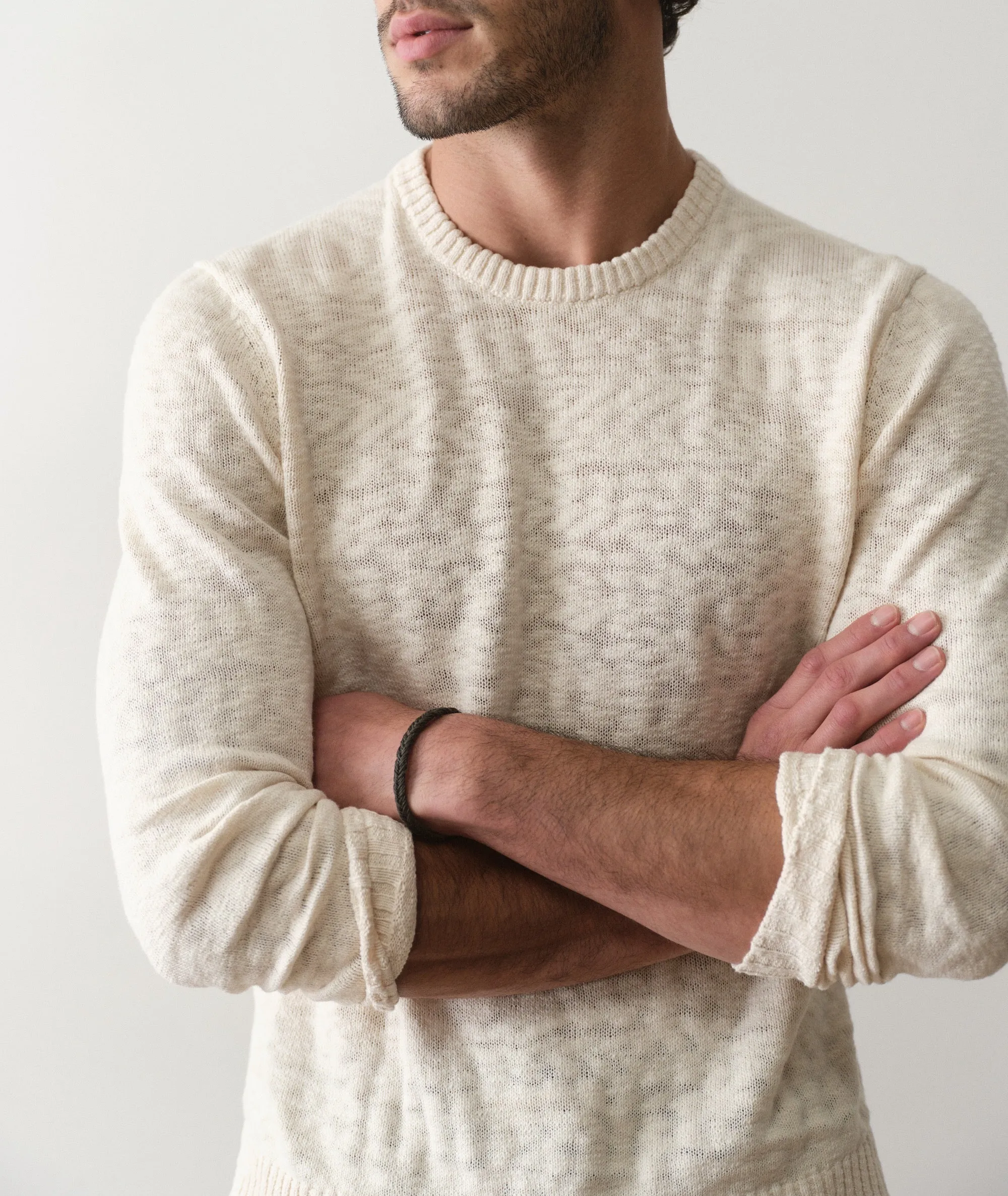 Slub Crew Sweater sold by Marine Layer product image thumbnail 3