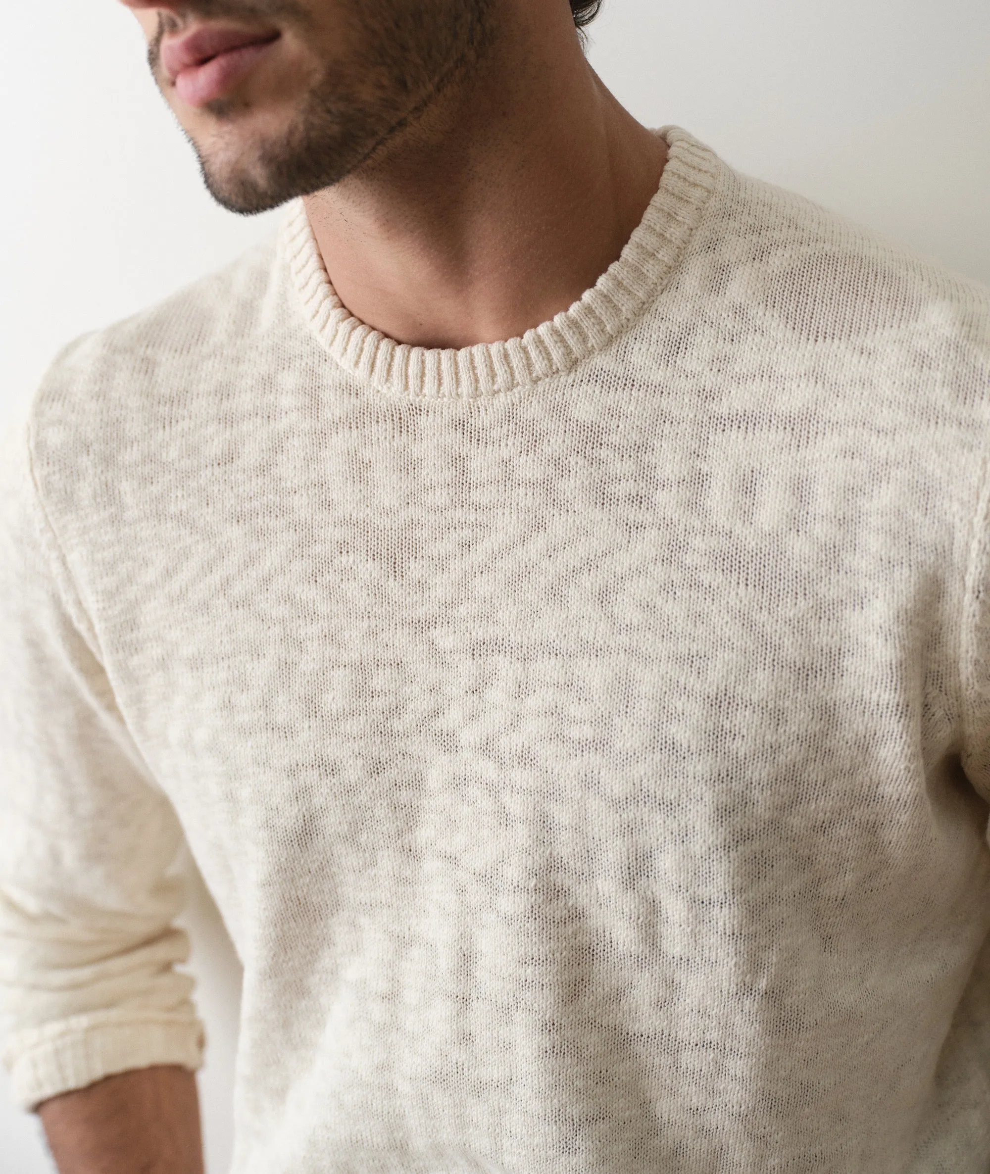 Slub Crew Sweater sold by Marine Layer product image thumbnail 4