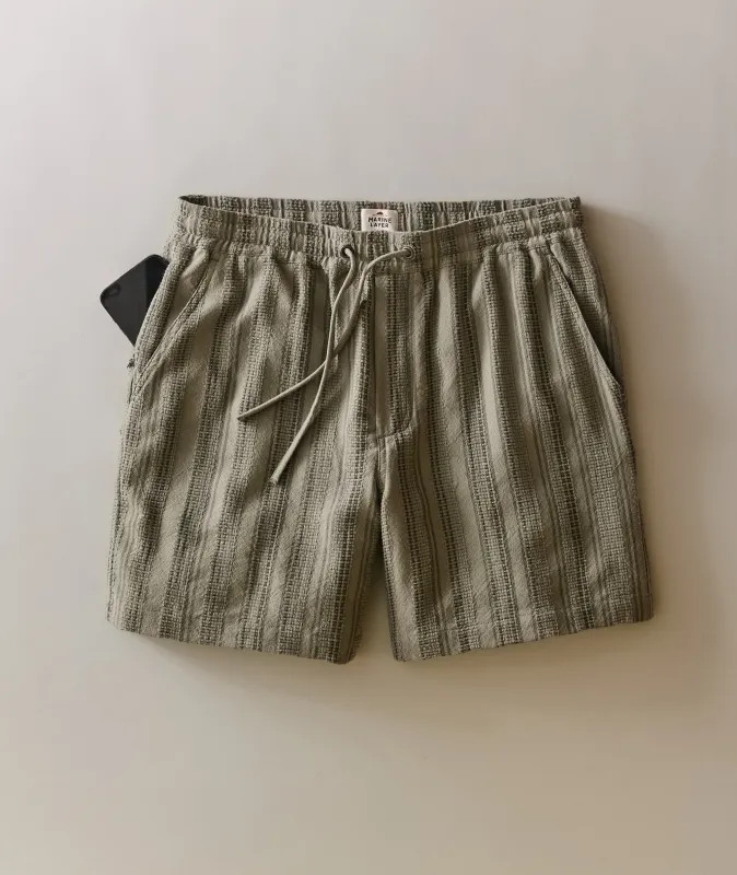 6" Saturday Dobby Short made by Marine Layer