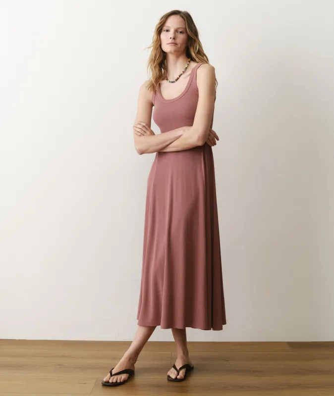 Lexi Rib Sun-In Fit & Flare Dress sold by Marine Layer